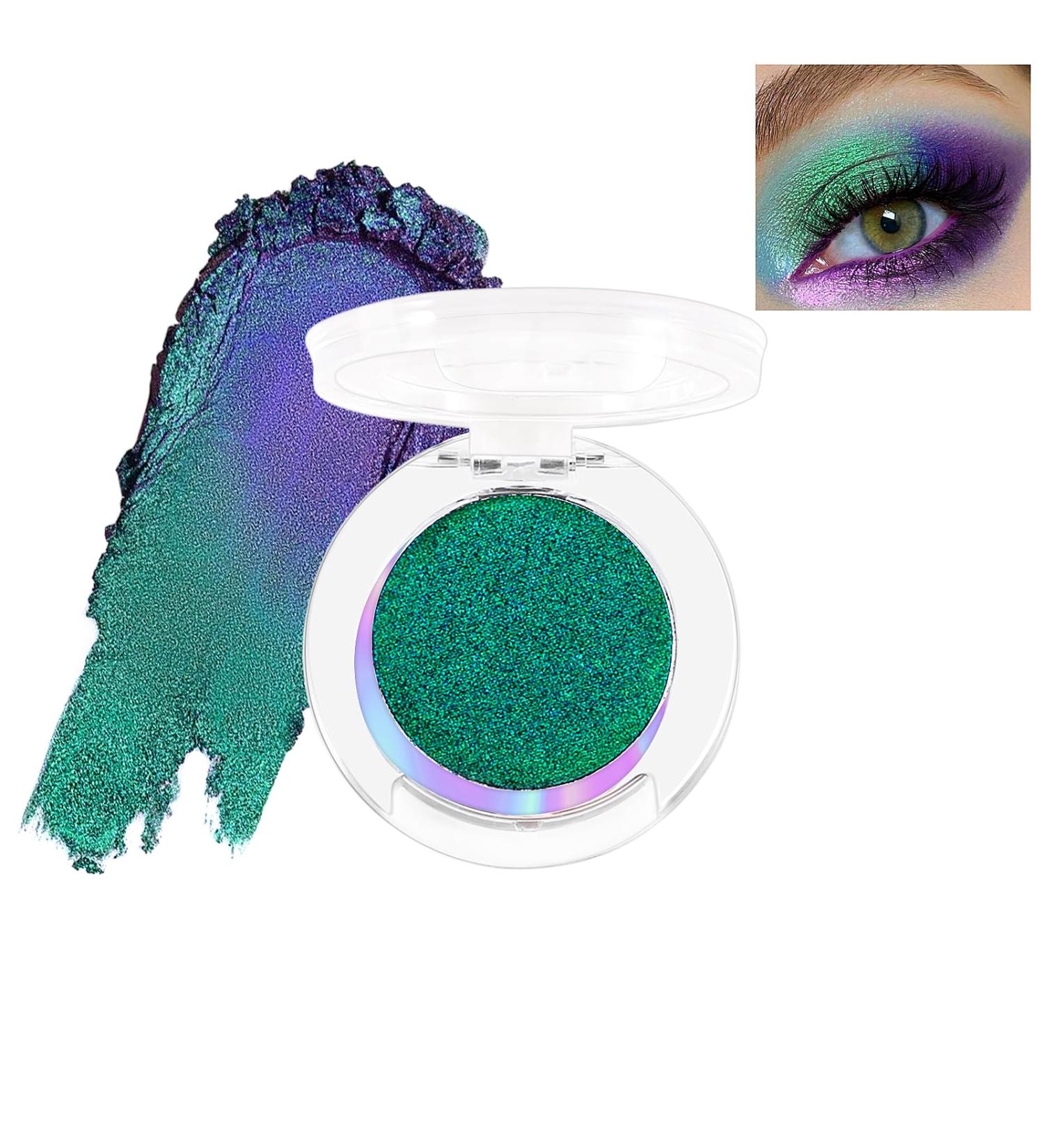 JUTQUT Chameleon Eyeshadow #03 - Highly Pigmented Metallic Glitter & Holographic Multichrome Cream for Long-Lasting Waterproof Eye Makeup - Buy Online on GoSupps.com
