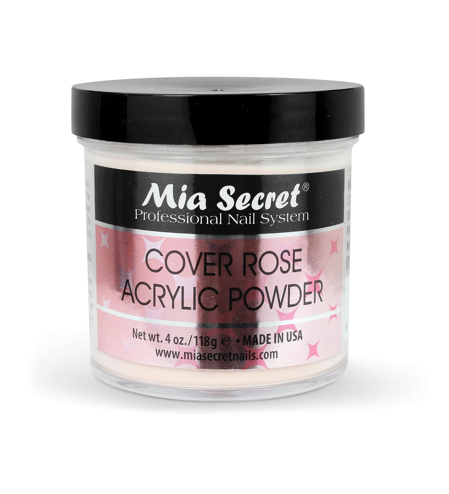 Mia Secret Cover Rose Acrylic Powder 4oz - 1 Pack | Rose Nail Extension Powder - Buy Online on GoSupps.com