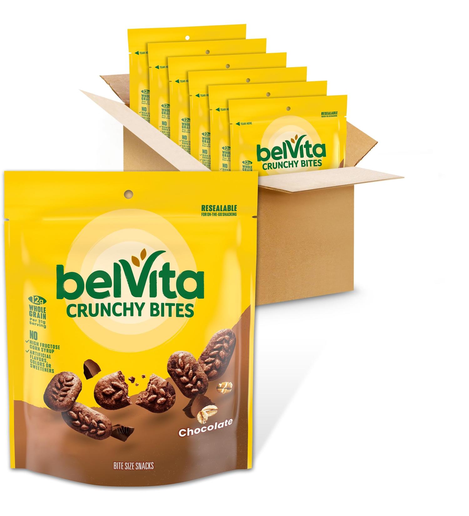 belVita Bite Size Snacks Chocolate Crunchy Bites 6-5 oz Bags Chocolate Bite-sized - Buy Online on GoSupps.com