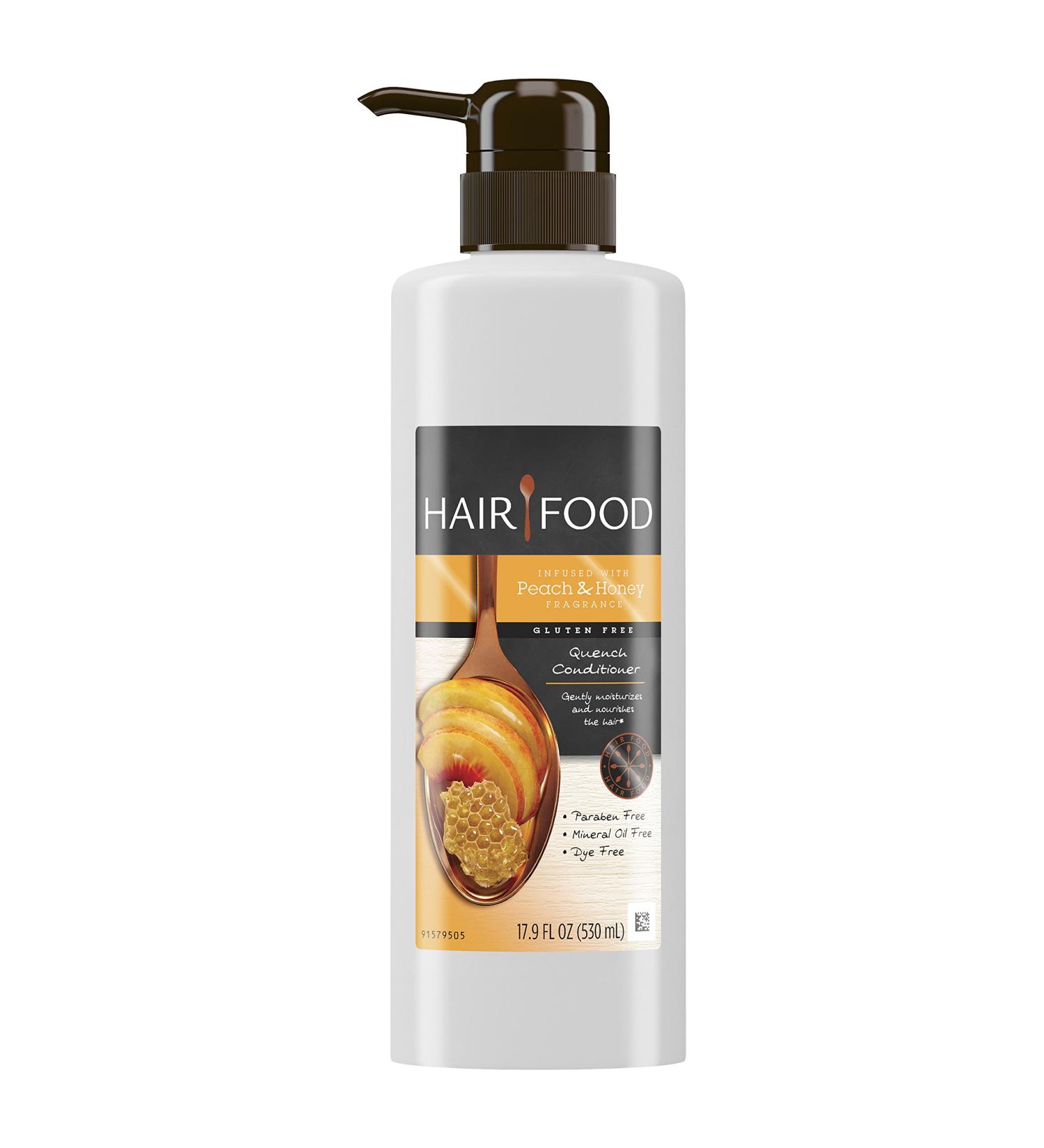 Hair Food Gluten Free Quench Conditioner 17.9 fl oz - Peach & Honey Fragrance - Buy Online on GoSupps.com