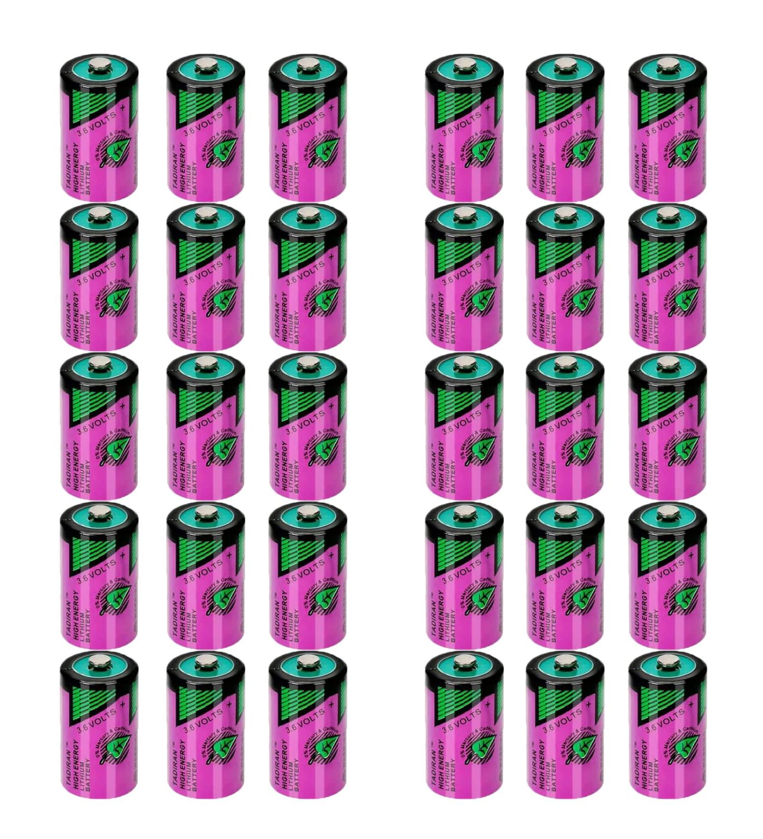 Buy 30 Pack TL-5902 Battery 1200mAh 3.6V - Replacement for Tadiran ER14250 & SL-350TL-5902/S - Fast International Shipping - Buy Online on GoSupps.com