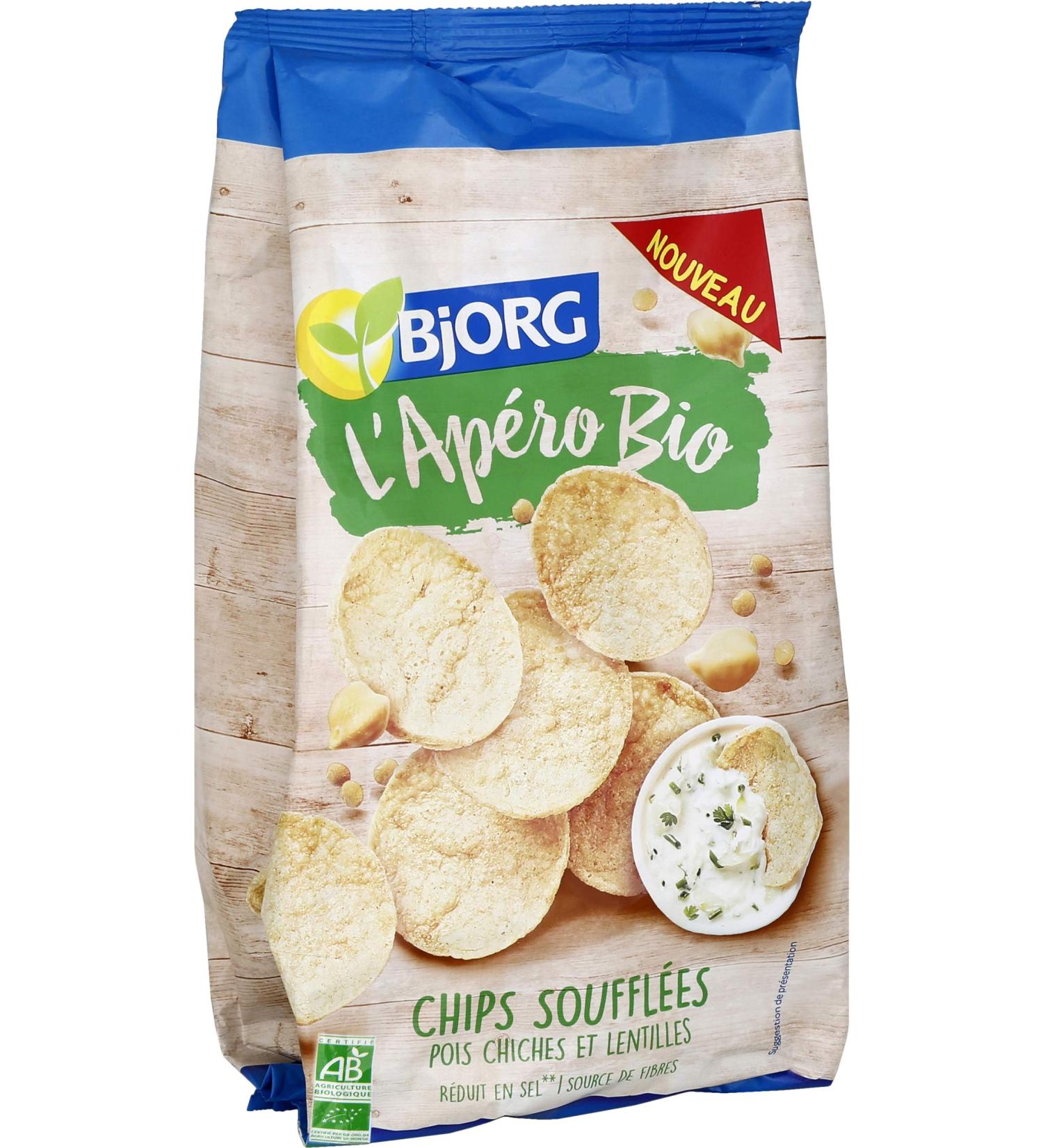 Bjorg Natural Puffed Crisps 80 g