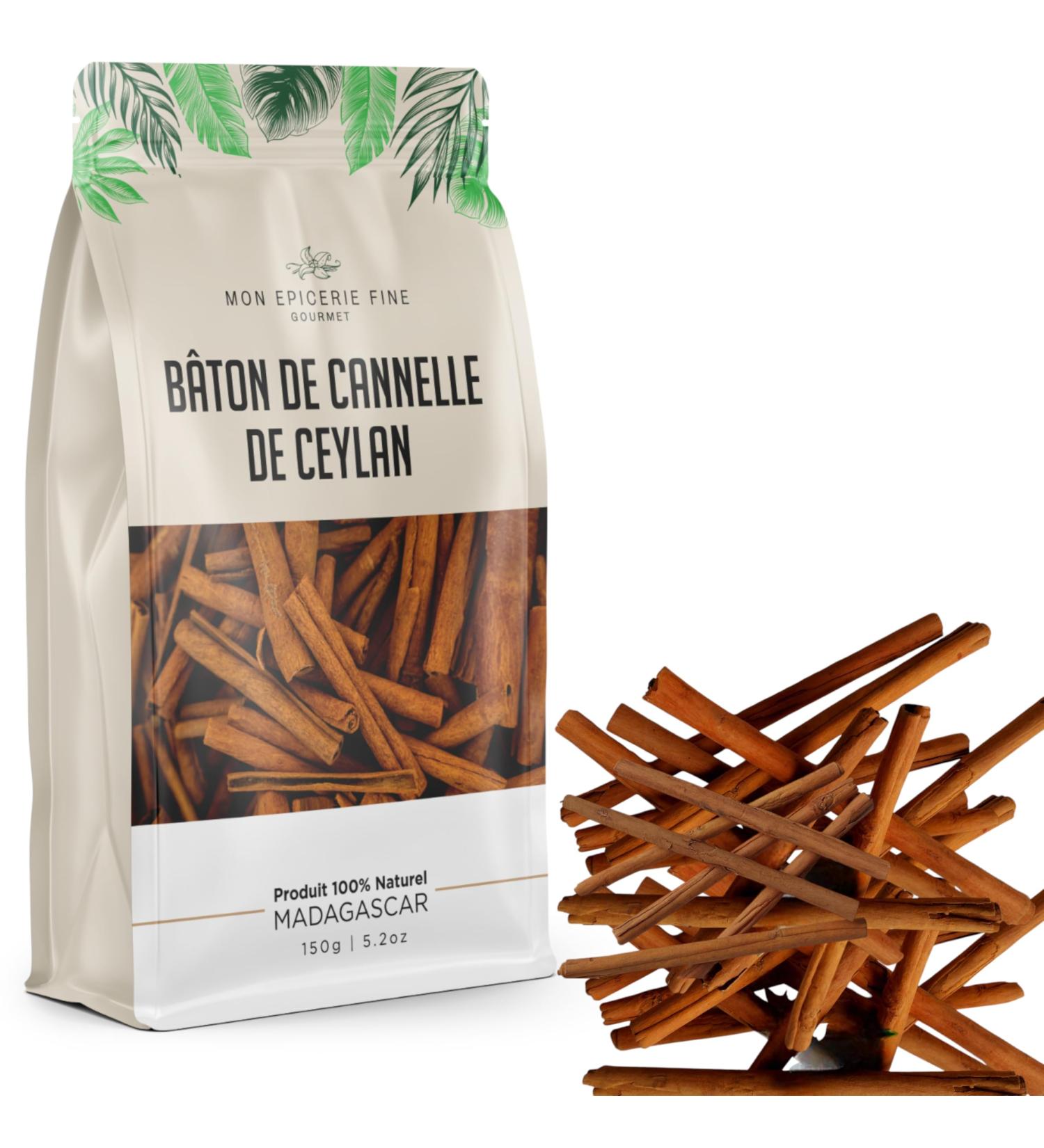 Cinnamon Stick Ceylon from Madagascar 150g Recyclable Zip Bag Made in Europe - Buy Online on GoSupps.com