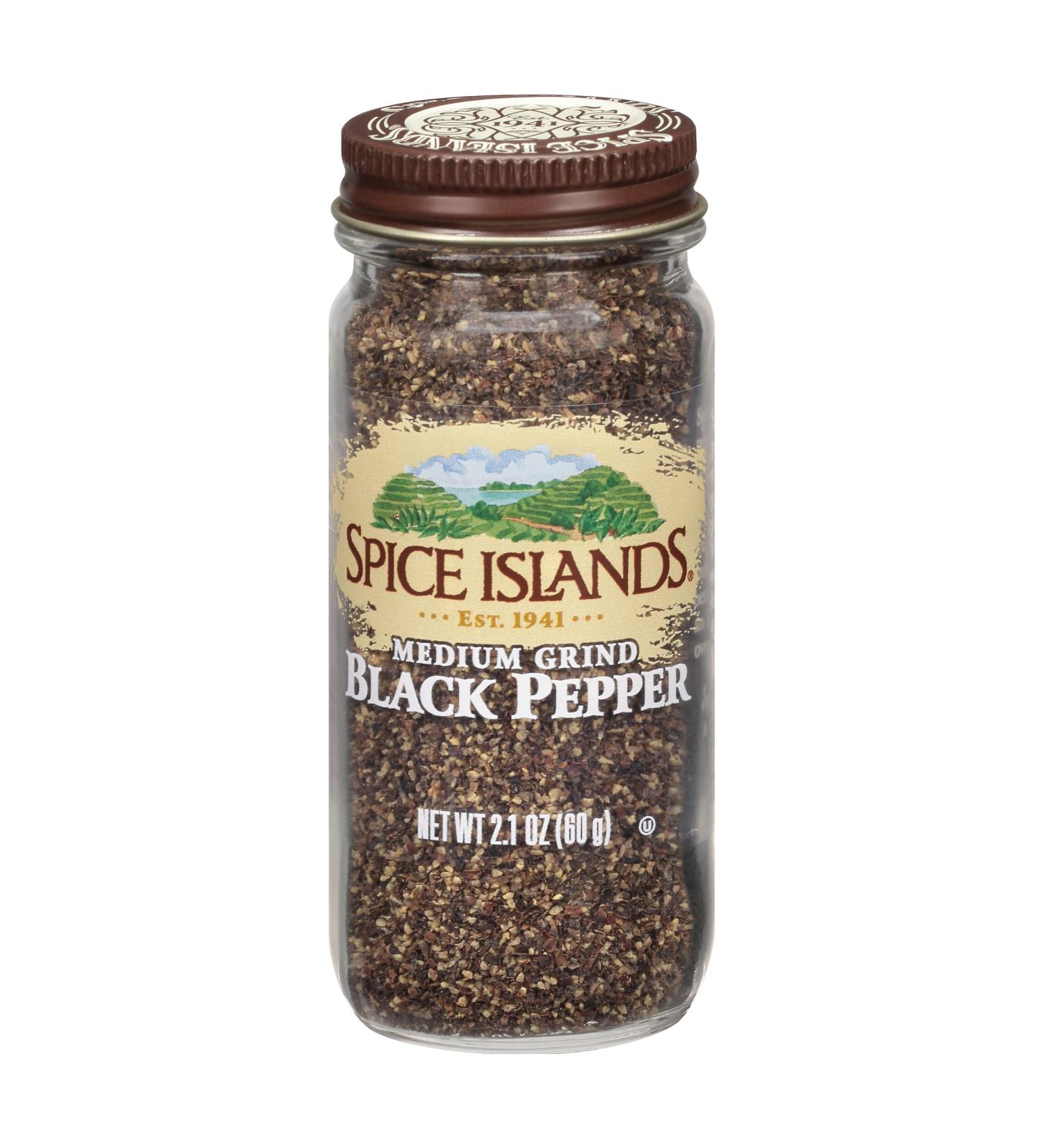 Spice Islands Medium Grind Black Pepper 2.1 once - Buy Online on GoSupps.com