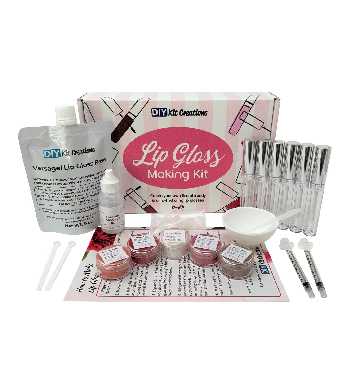 DIY Lip Gloss Making Kit - Create Your Own Custom Lip Gloss | Standard DIY Lip Gloss Kit - Buy Online on GoSupps.com