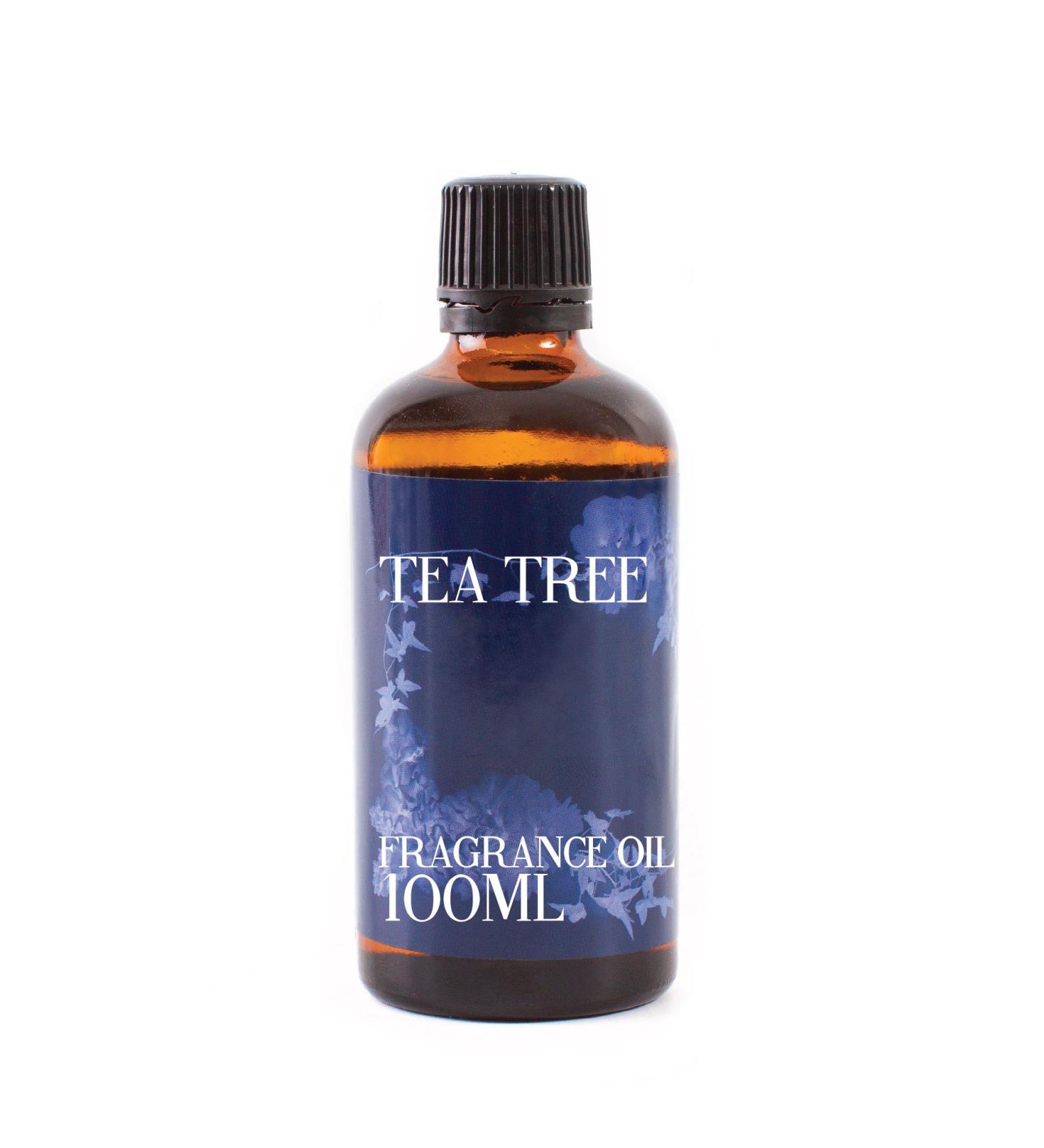 Mystic Moments Tea Tree Fragrance Oil 100ml - Ideal for Soaps, Candles, Bath Bombs, Diffusers, Skin & Hair Care - Buy Online on GoSupps.com