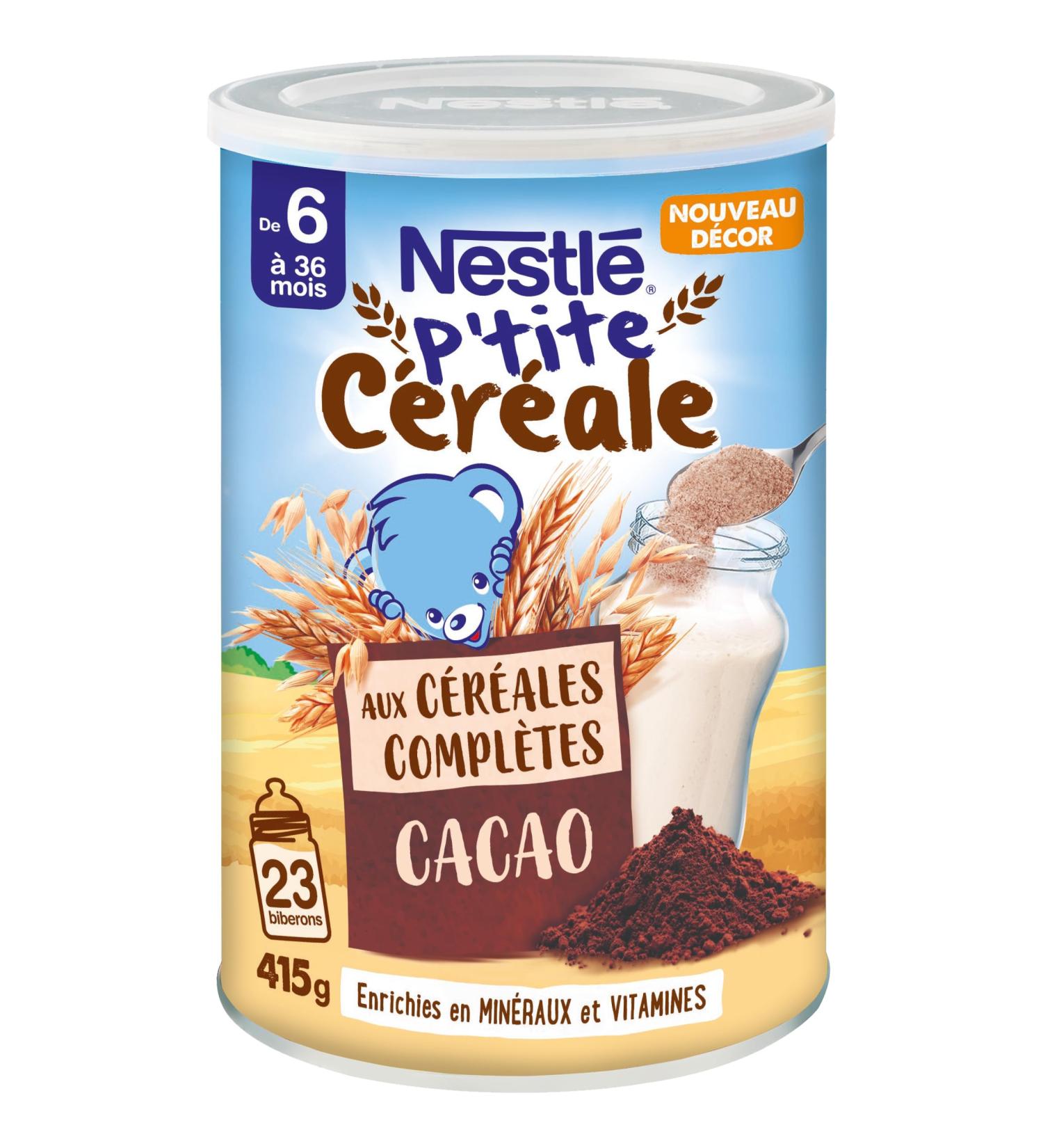 Nestle P'tite Cereal Cocoa Flavor 415 g - Buy Online on GoSupps.com
