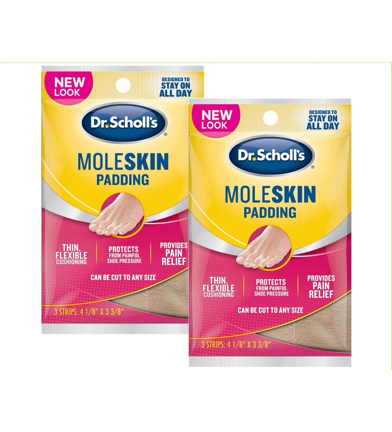 Dr. Scholl's Moleskin Plus - 6 Strips | Blister & Callus Relief - Buy Online on GoSupps.com
