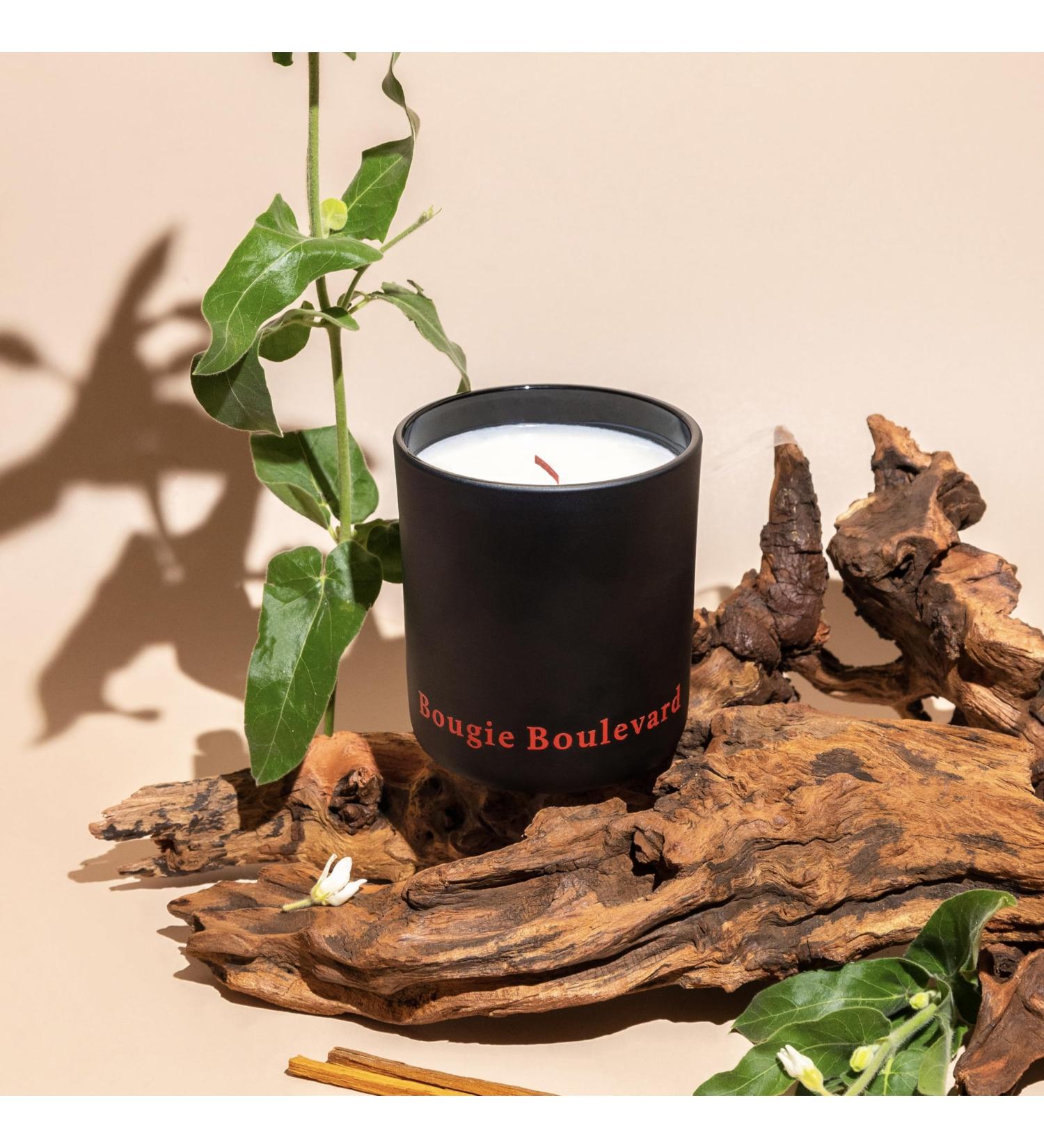 Walk in Sandal Woods - 100% Soy Wax Candle - Woody Candle - Bougie Boulevard