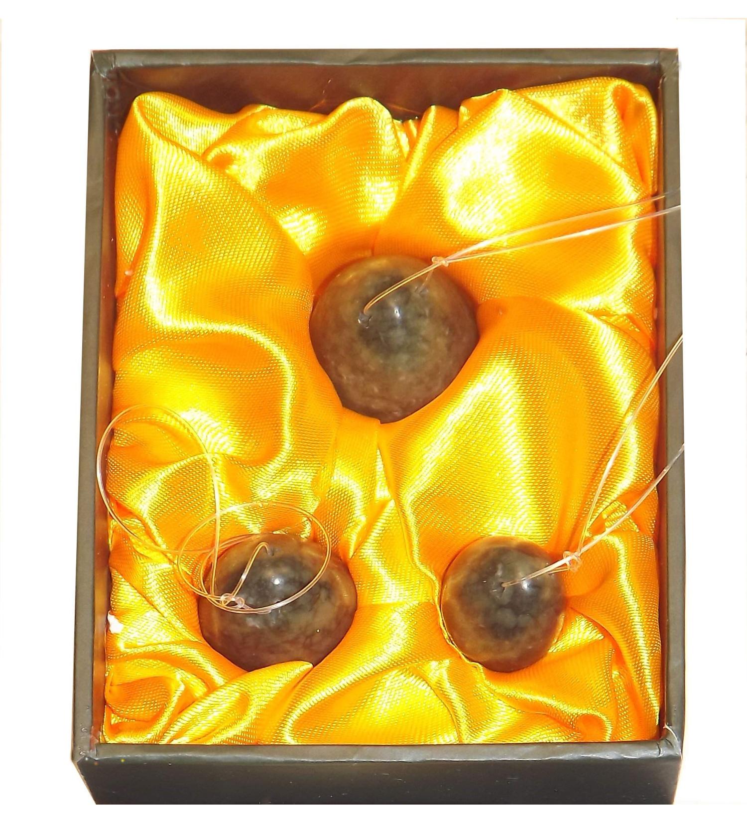 Yoni Egg Exerciser Set - 3 Natural Jade Kegel Weights for Pelvic Floor Strengthening | Essence of Jade  - Buy Online on GoSupps.com