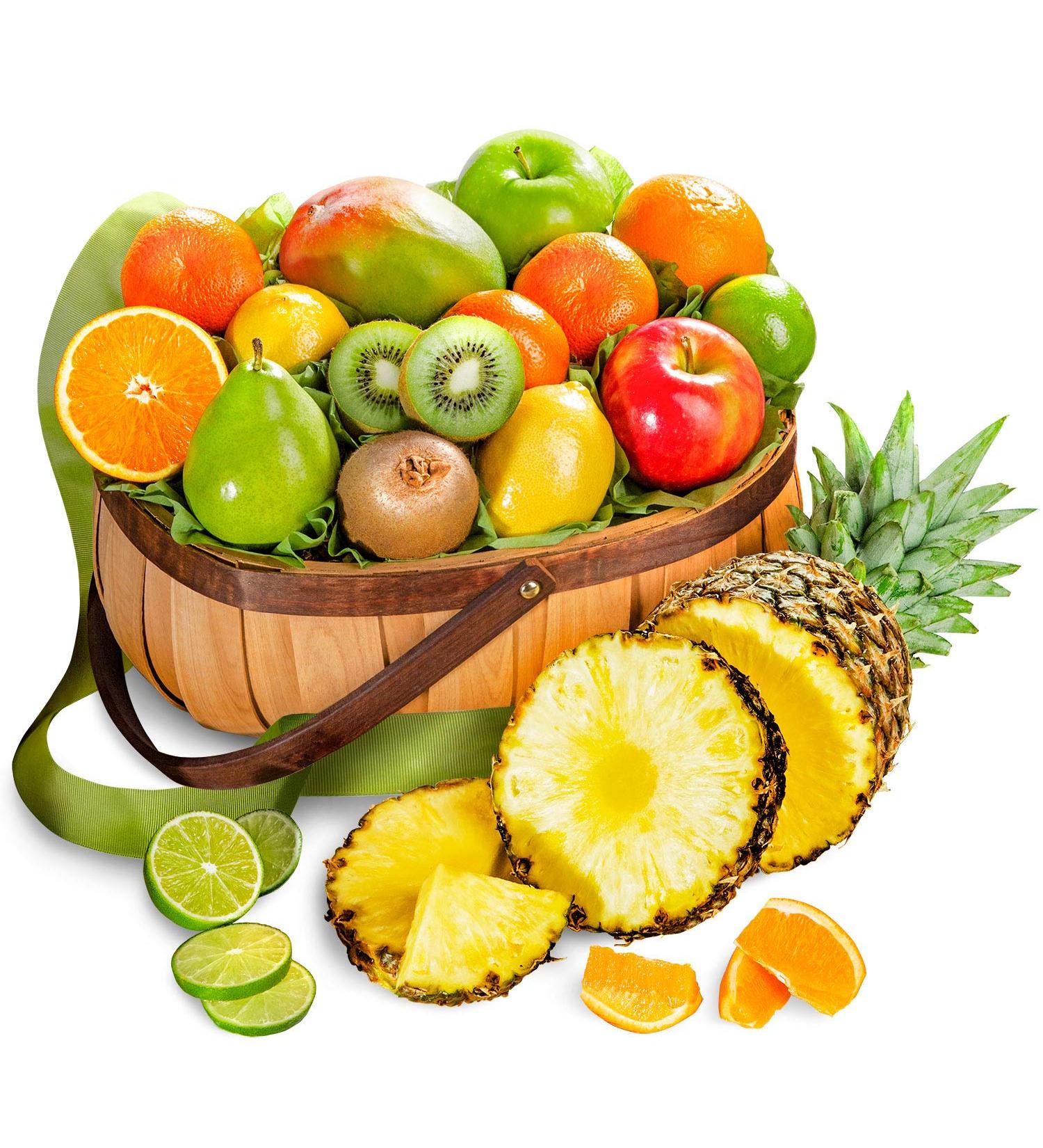 Tropical Favorites Fresh Fruit Gift Basket - Buy Online on GoSupps.com