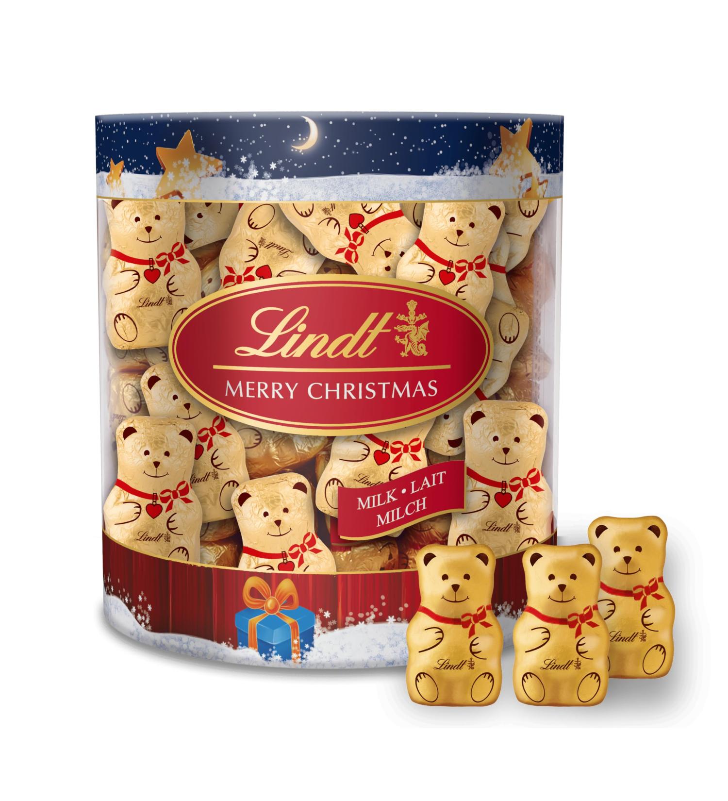  Lindt Lindt - Teddy Mini Chocolate Molds Box - Milk Chocolate - Ideal for Christmas 700g - Buy Online on GoSupps.com