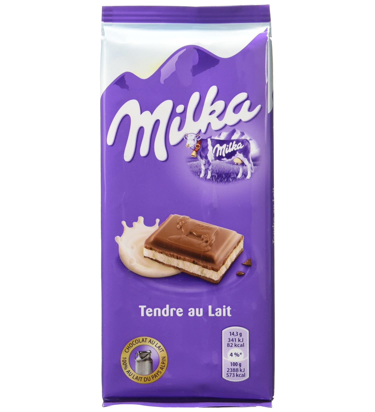 Milka Soft Milk Chocolate 2 Bars of 100 g - Pack of 7 - Buy Online on GoSupps.com