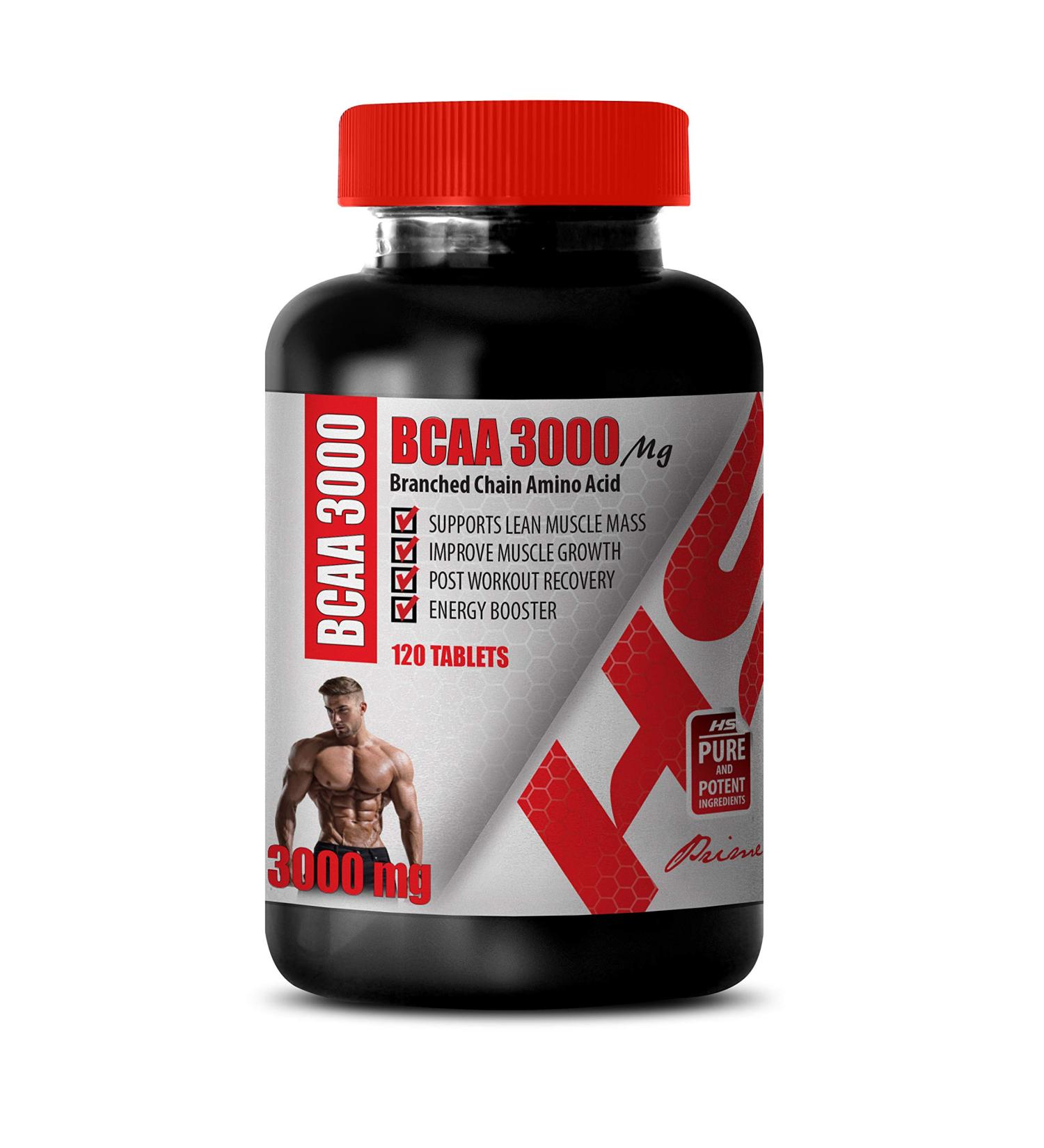 Muscle Gain Pre Workout - 3000MG BCAA - Branch Chain Amino Acids - 120 Tablets for Optimal Performance - Buy Online on GoSupps.com