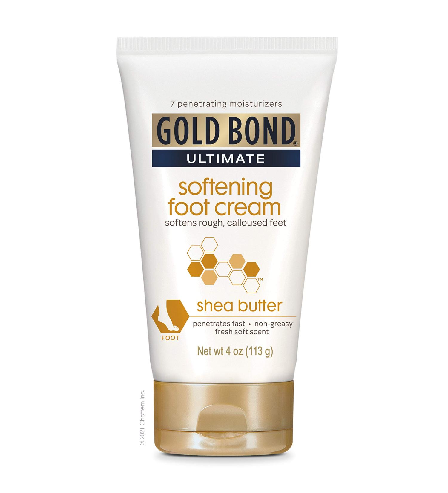 Gold Bond Ultimate Softening Foot Cream with Shea Butter - 4 oz | Soften Rough & Calloused Feet | Pack of 1 - Buy Online on GoSupps.com