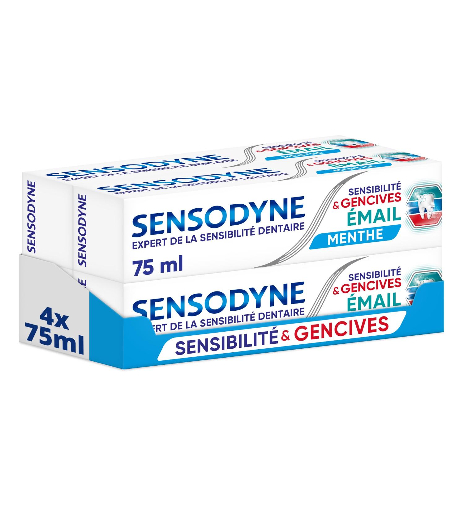 Sensodyne Sensitivity & Gum Toothpaste Enamel Protection & Treatment for Sensitive Teeth & Gums Pack of 4x75ml - Buy Online on GoSupps.com