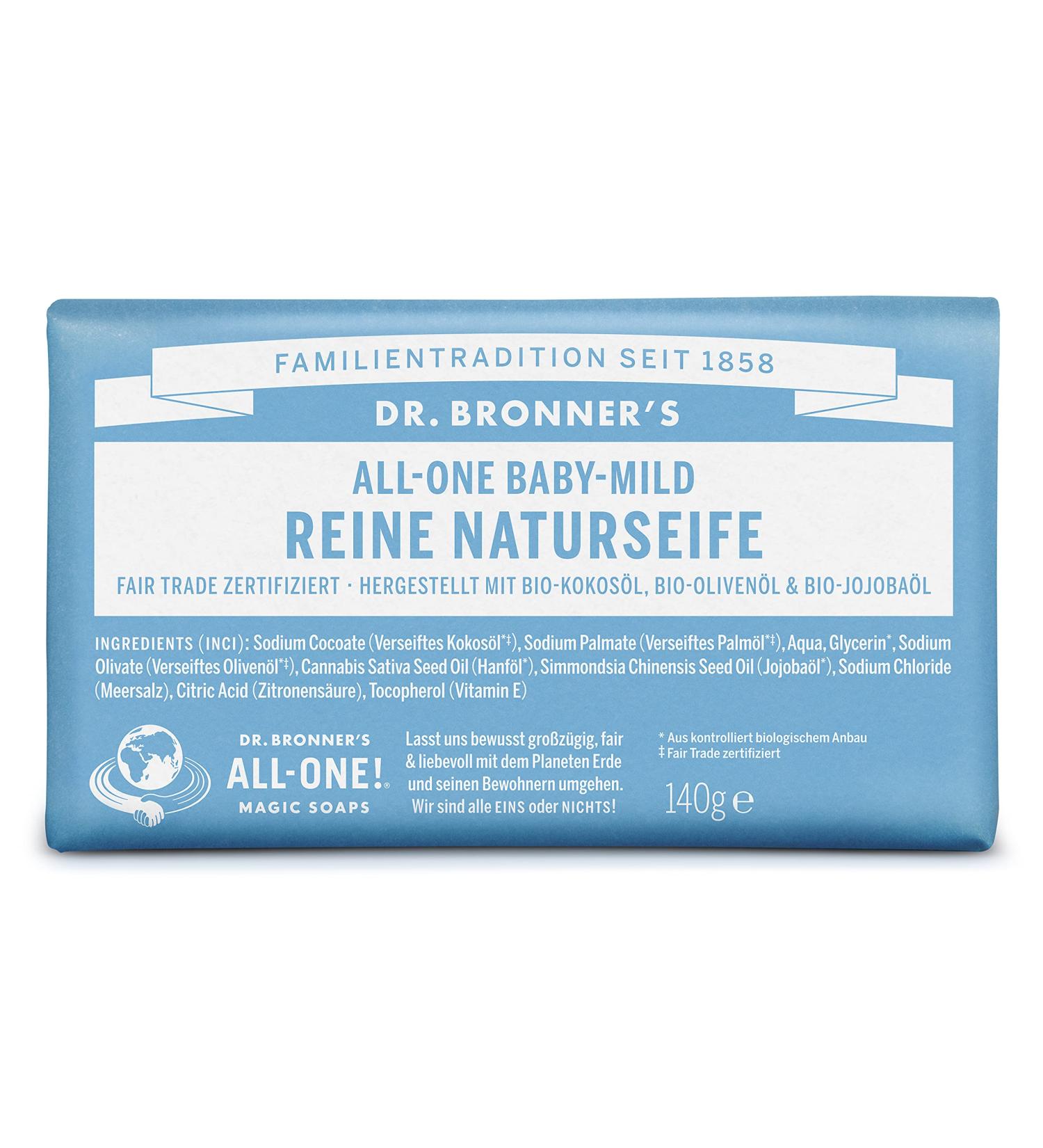 Dr. Bronner's - Bar Soap Neutral-Mild - Pure Natural Soap