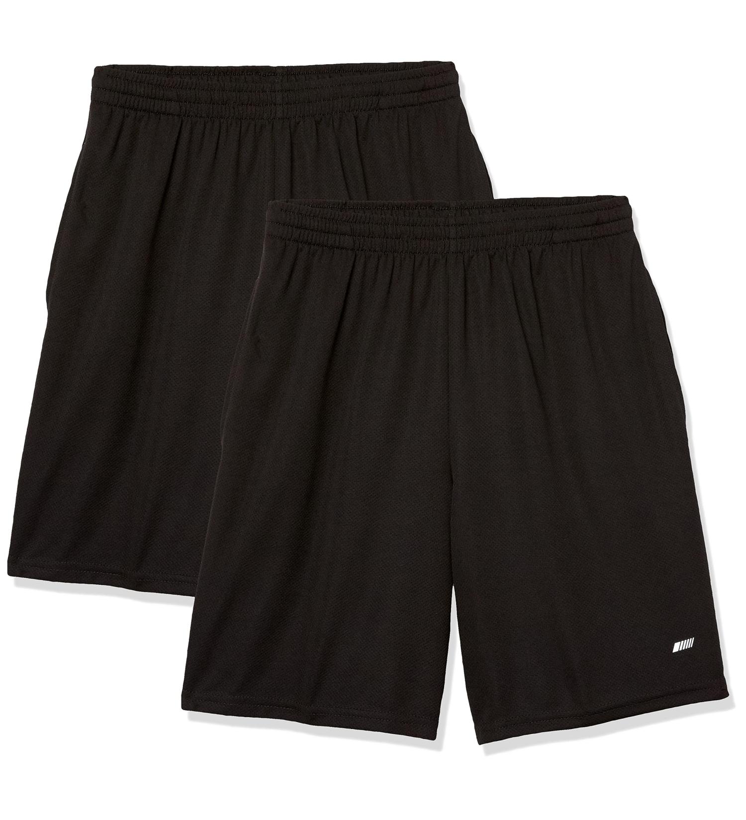 Amazon Essentials Men's Loose Fit Performance Shorts - Big & Tall 2-Pack - International Shipping Available - Buy Online on GoSupps.com