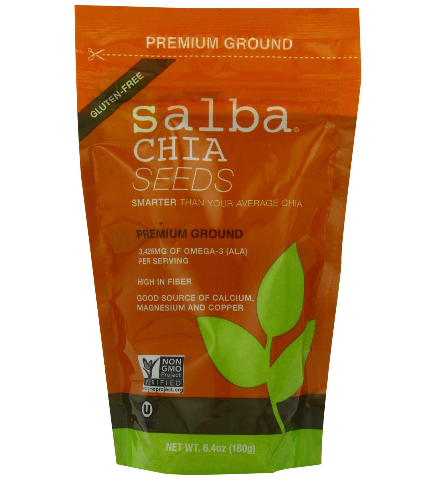 Salba Smart Premium Ground Grain - Nutrient-Rich, 6.4 oz Bag for Healthy Living - Buy Online on GoSupps.com