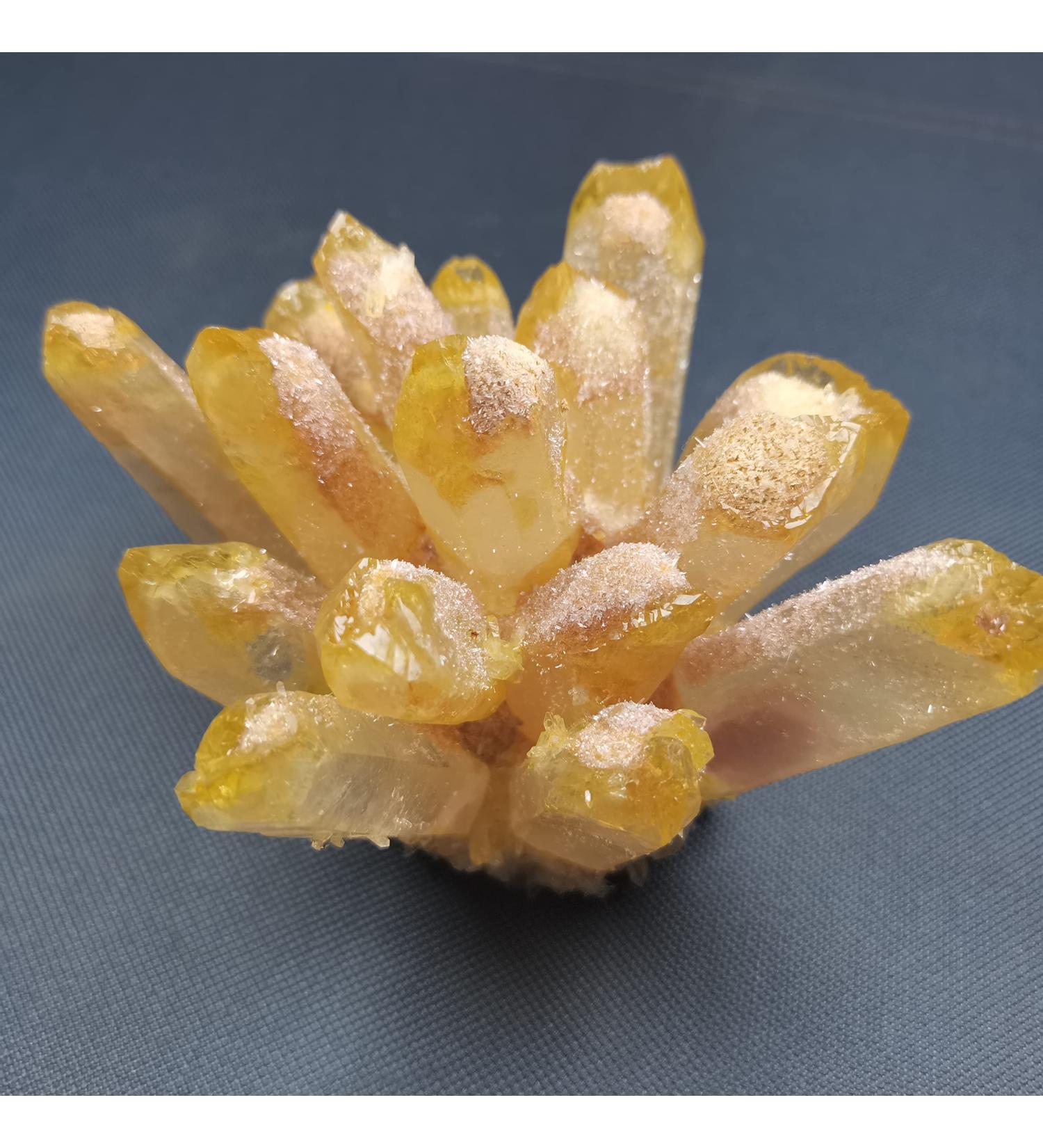 Home Decoration 1pcs Natural Citrine Phantom Quartz Crystal Cluster Specimen Stones (Size : 400-500g) - Buy Online on GoSupps.com