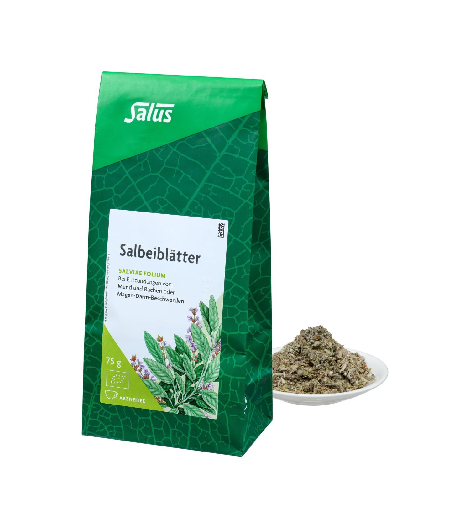  Salus SALBY LEAVES Salviae folium Bio Salus 75 g - Buy Online on GoSupps.com