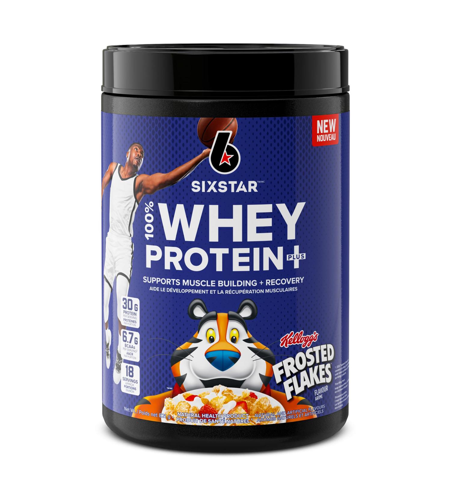 Six Star Whey Protein Powder Plus | Muscle Building & Recovery Plus Immune Support | Muscle Builder for Men & Women | Kellogg s Frosted Flakes Flavour | 1.8lb - Buy Online on GoSupps.com