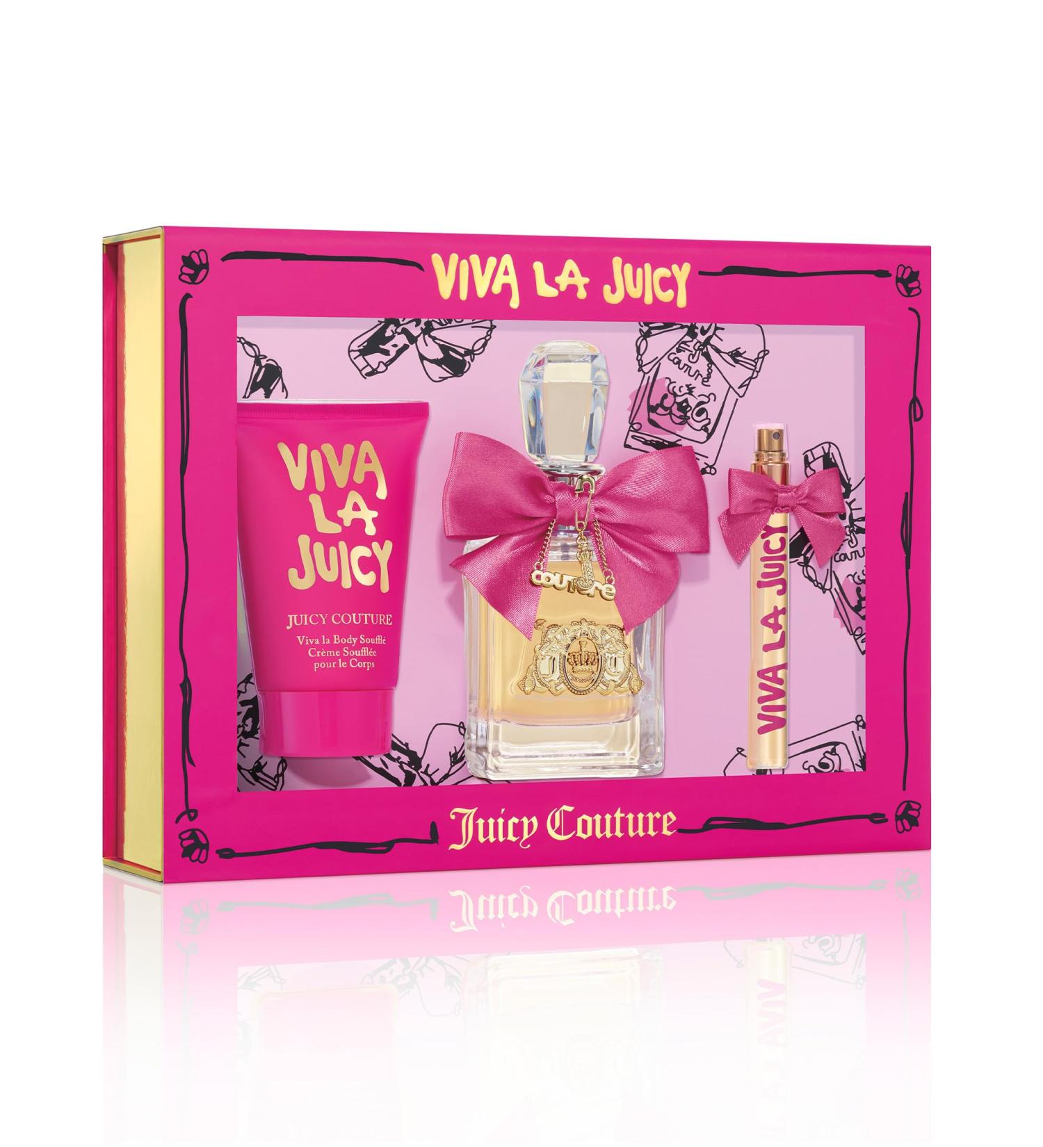 Juicy Couture Viva La Juicy Eau De Parfum Women's Perfume Valentine's Day Gift for Her Notes of Mandarin Gardenia & Caramel Floral & Sweet EDP Spray 1.13 Fl Oz (Pack of 3) Viva La Juicy - Buy Online on GoSupps.com