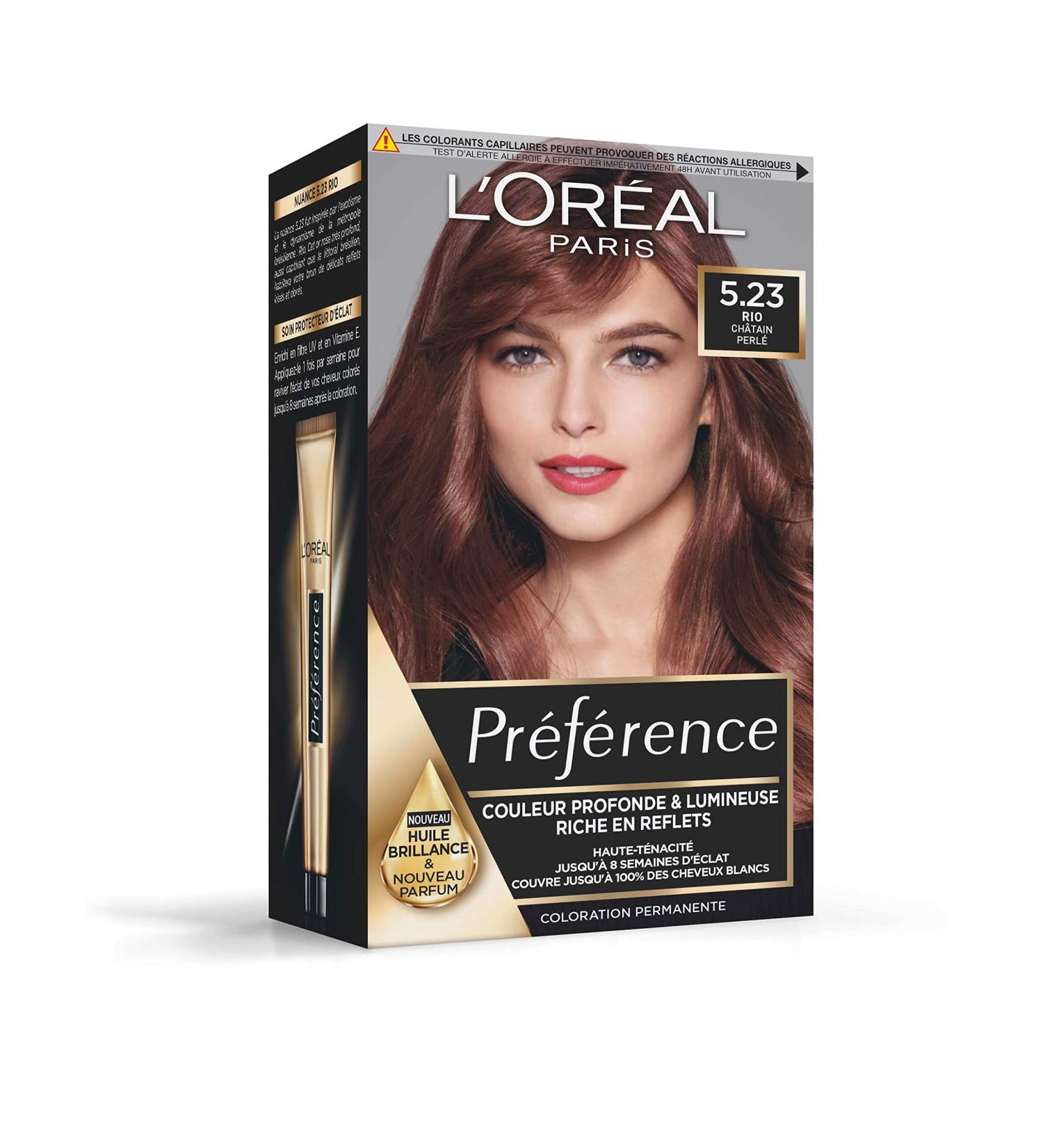 L'Or al Paris Preference Permanent Color Infinia 5.23 Rosegold Chestnut - Buy Online on GoSupps.com