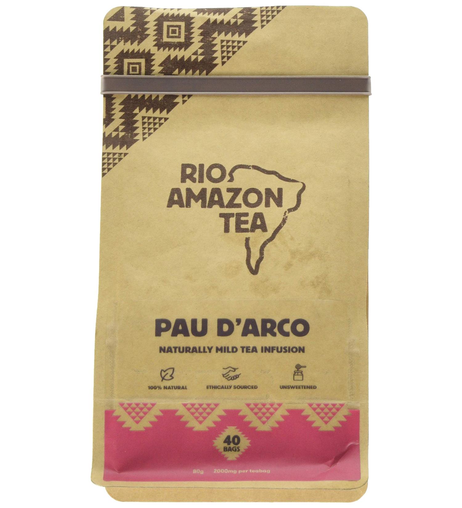 Rio Amazon PAU d'Arco 40 Teabags 30 g - Buy Online on GoSupps.com