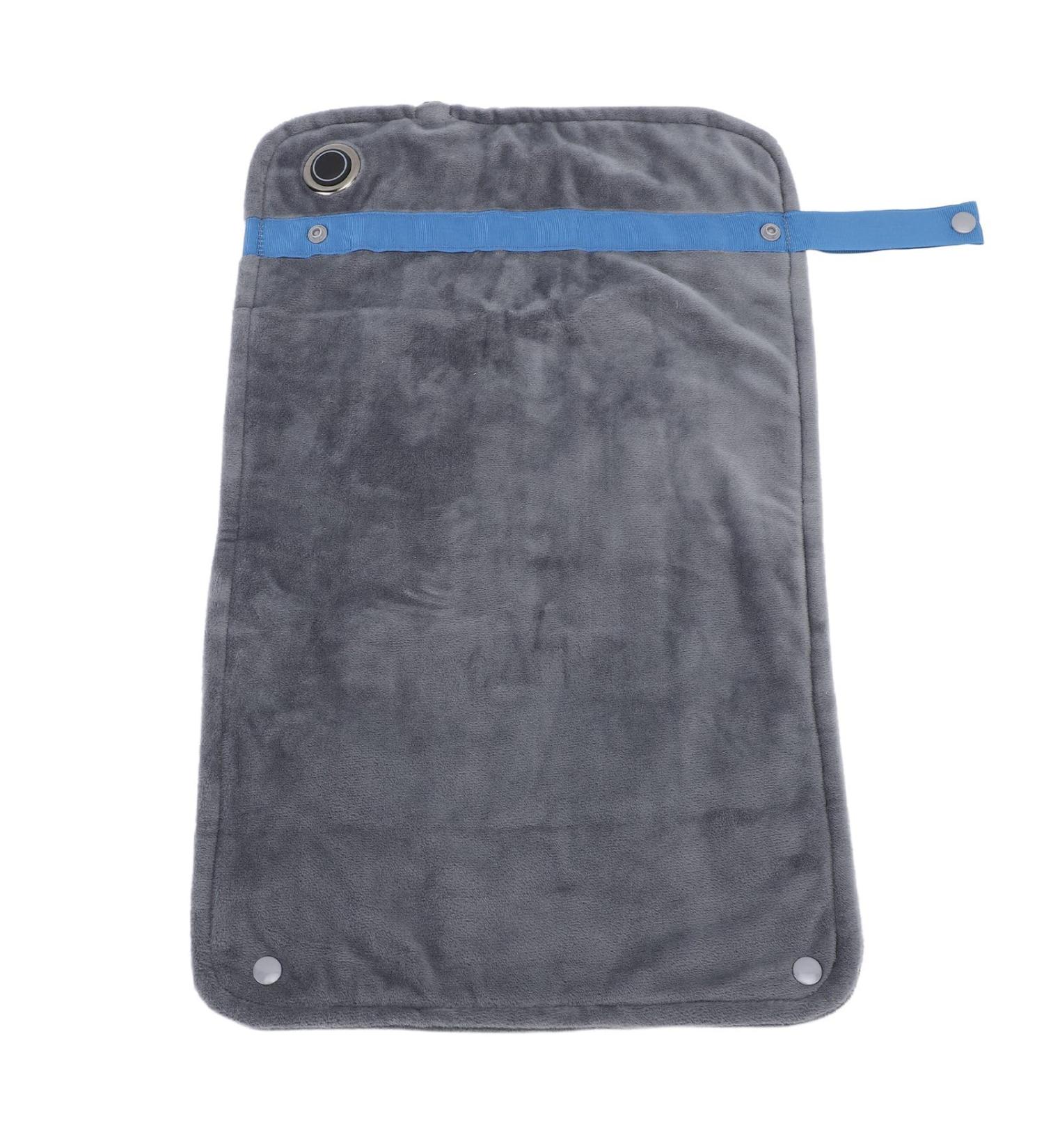 USB Heating Blanket - Soft Cozy Electric Throw with Temperature Control for Home & Office - Dark Gray Polyester Fiber - Buy Online on GoSupps.com