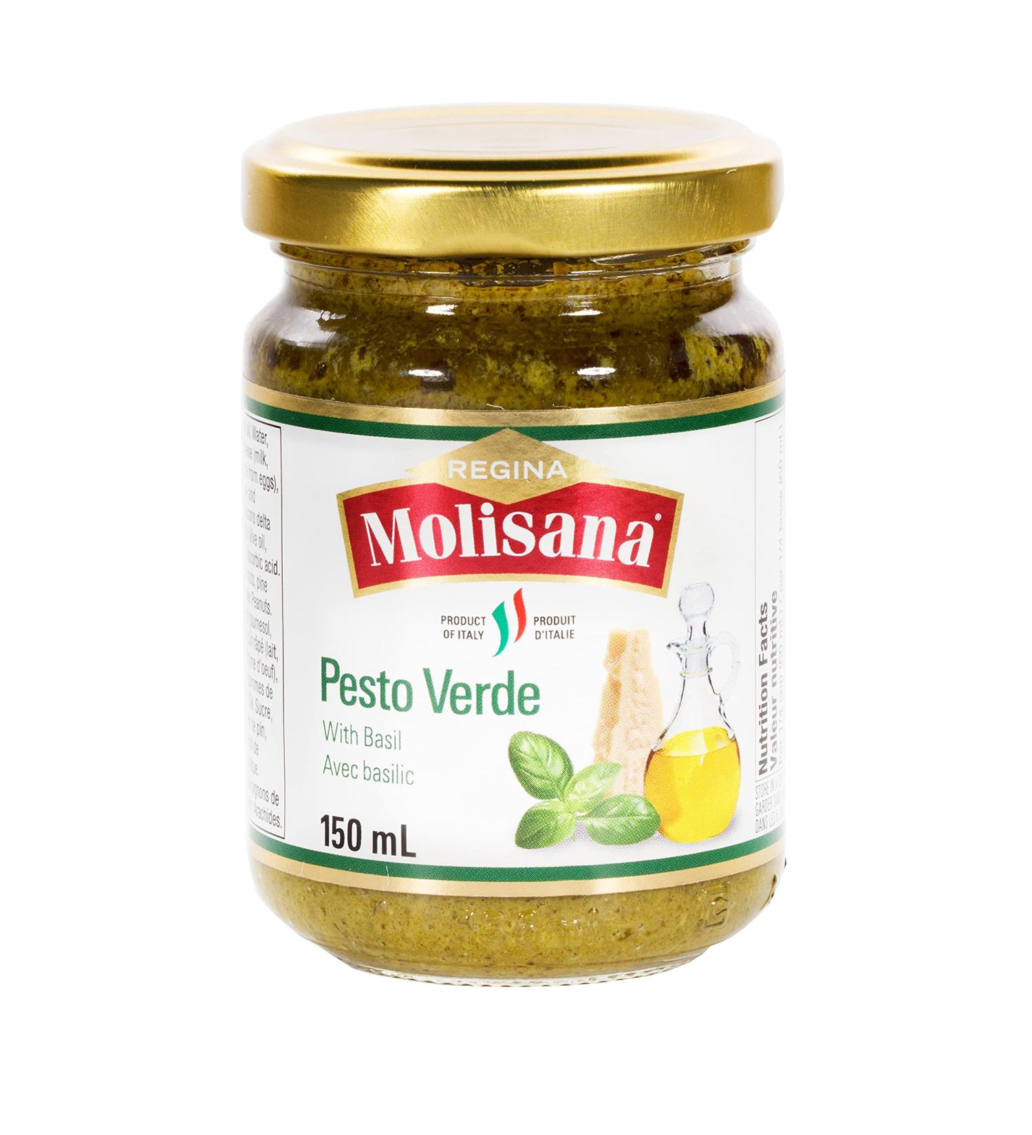 Regina Molisana Basil Pesto Glass Jar 150 milliliters - Buy Online on GoSupps.com