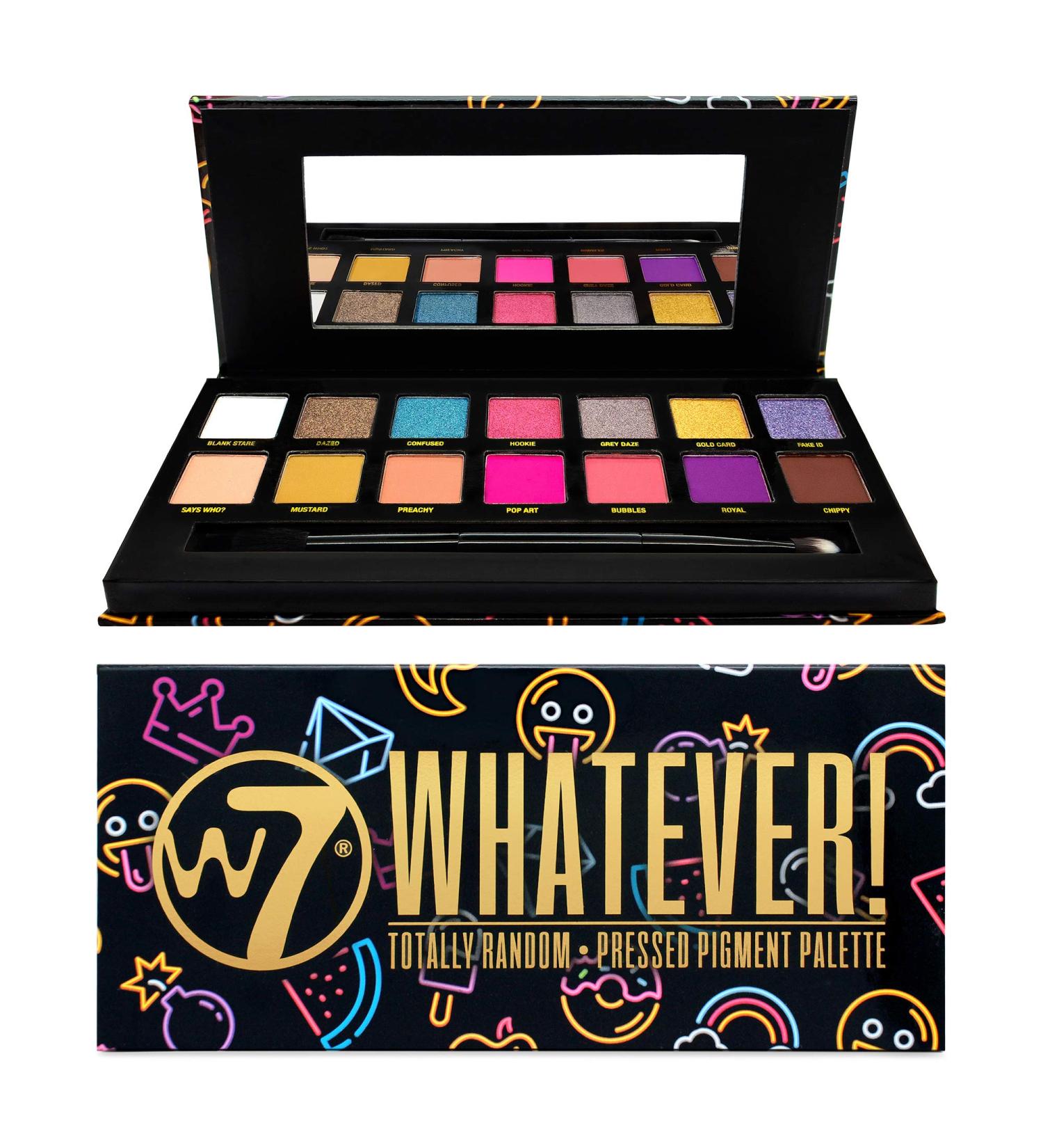 W7 Whatever! Eyeshadow Palette - 14 Shades | International Shipping Available - Buy Online on GoSupps.com
