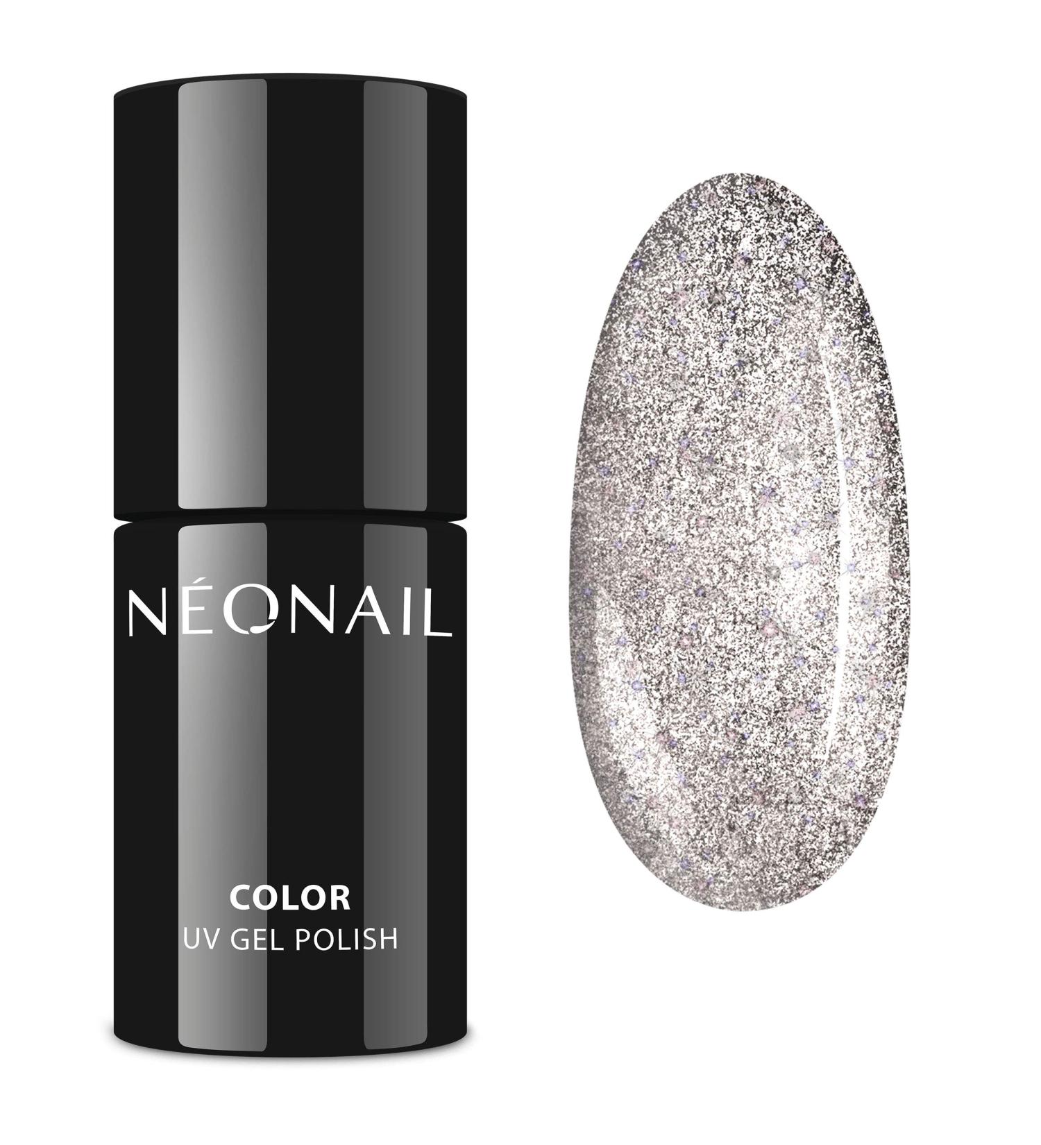 N ONAIL Silver Drops Brocade Hybrid Varnish - Yes Mr Dj 7.2ml | UV LED Nail Polish for Long-Lasting Shine - Buy Online on GoSupps.com