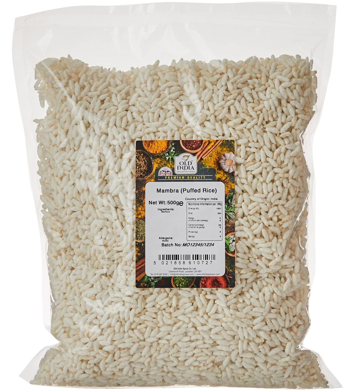 Old India Mambra 500g - Premium Puffed Rice for Traditional Snacks - Buy Online on GoSupps.com