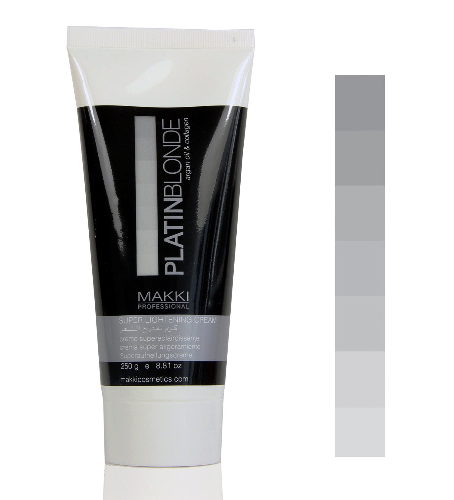 Makki Platinum Blonde Lightening Cream with Argan Oil and Collagen