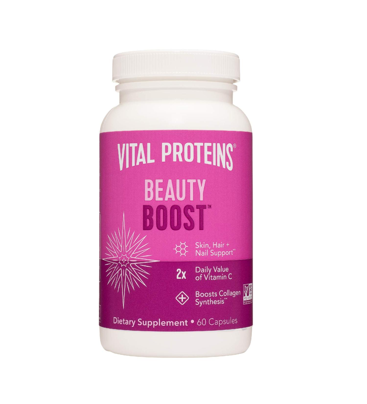 Vital Proteins Biotin Capsules - 1500mcg Hair Skin Nail Support Supplement (500% DV) | Boost Collagen Synthesis - Buy Online on GoSupps.com