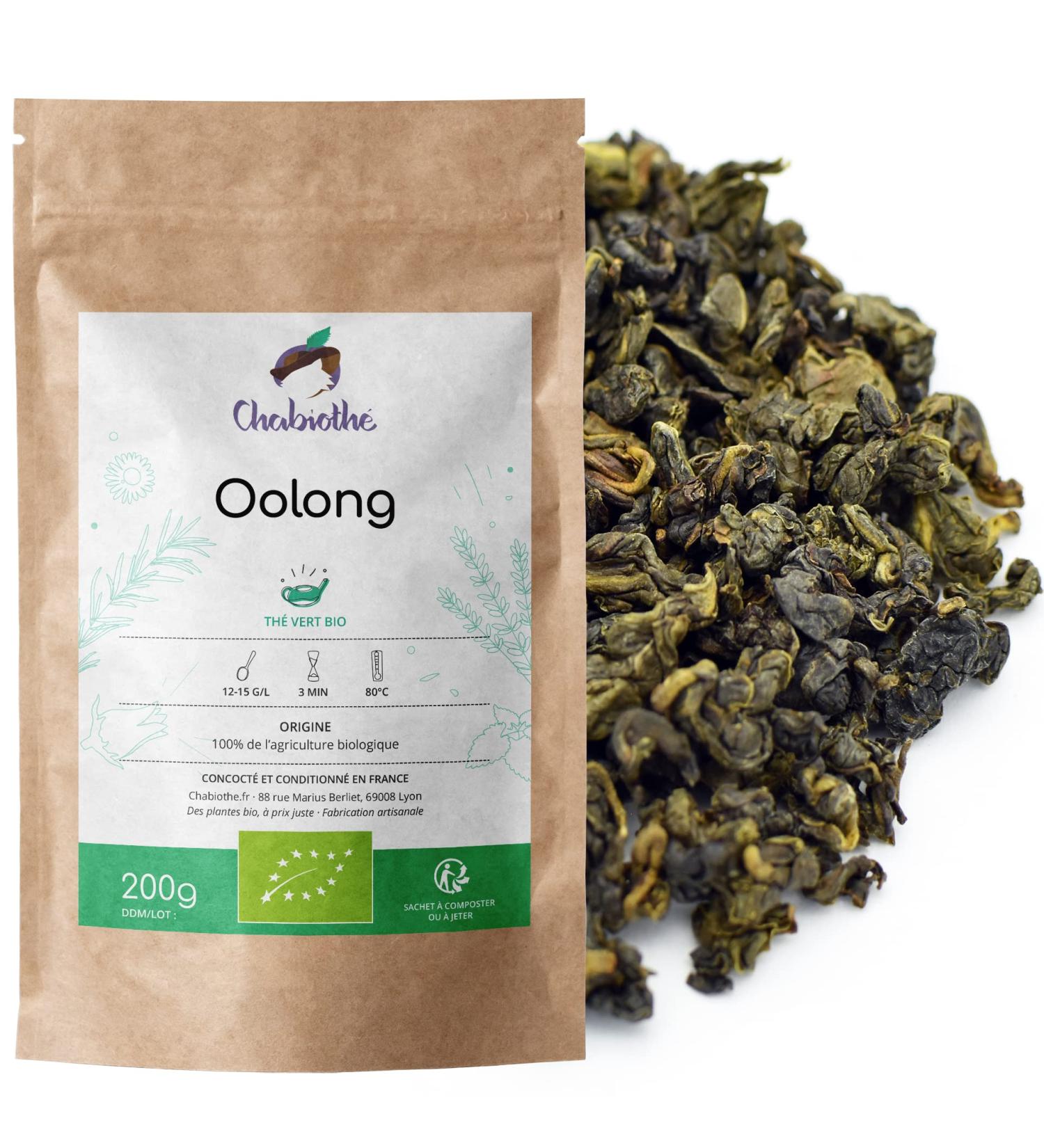 Organic Oolong Tea 200g - Eco-Friendly Recyclable Packaging | Premium Quality Herbal Tea for Health Benefits - Buy Online on GoSupps.com