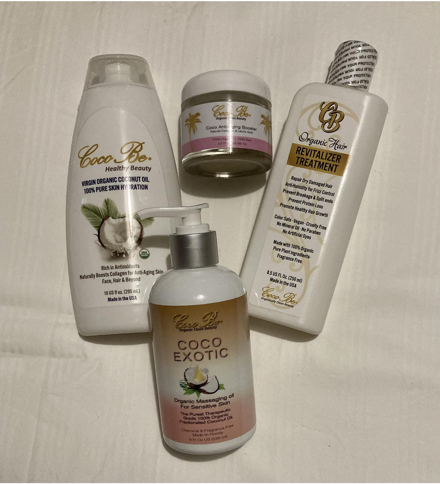 CoCo Bee Hamper Set - Vegan Gift - Pamper Set - Luxury Coconut Oil Product - Gift for her - Mom Gift - Pure Coconut Oil - Buy Online on GoSupps.com
