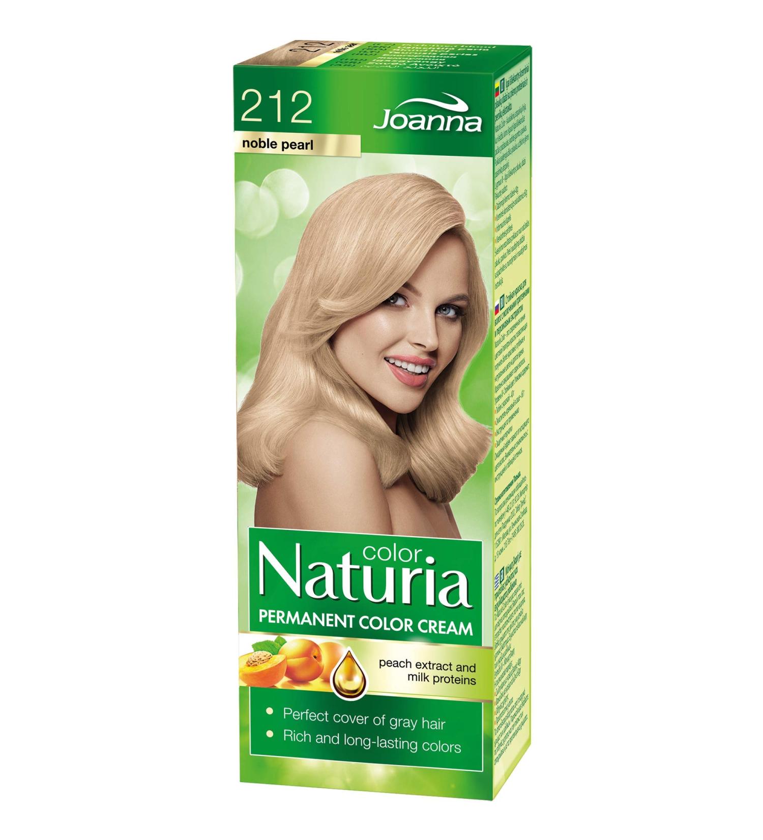 Joanna Naturia Color Permanent Hair Color Cream Goodness of Milk Proteins and Peach Extracts Premium-Quality Hair Dye Provides Soft and Lustrous Hair Long-Lasting Hair Colors Noble Pearl - Buy Online on GoSupps.com