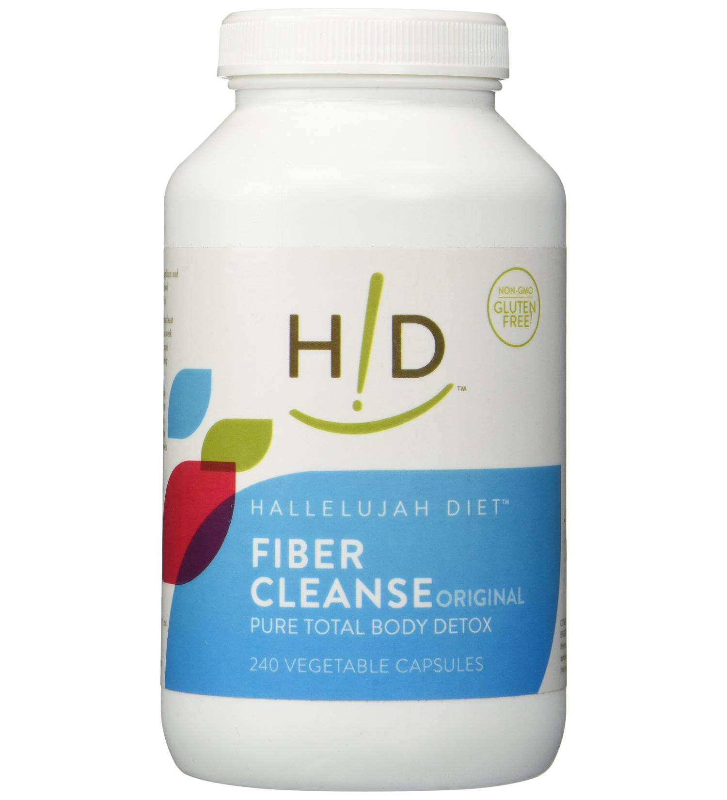Fiber Cleanse 240 Capsules - Hallelujah Acres | Natural Detox and Digestive Support - Buy Online on GoSupps.com