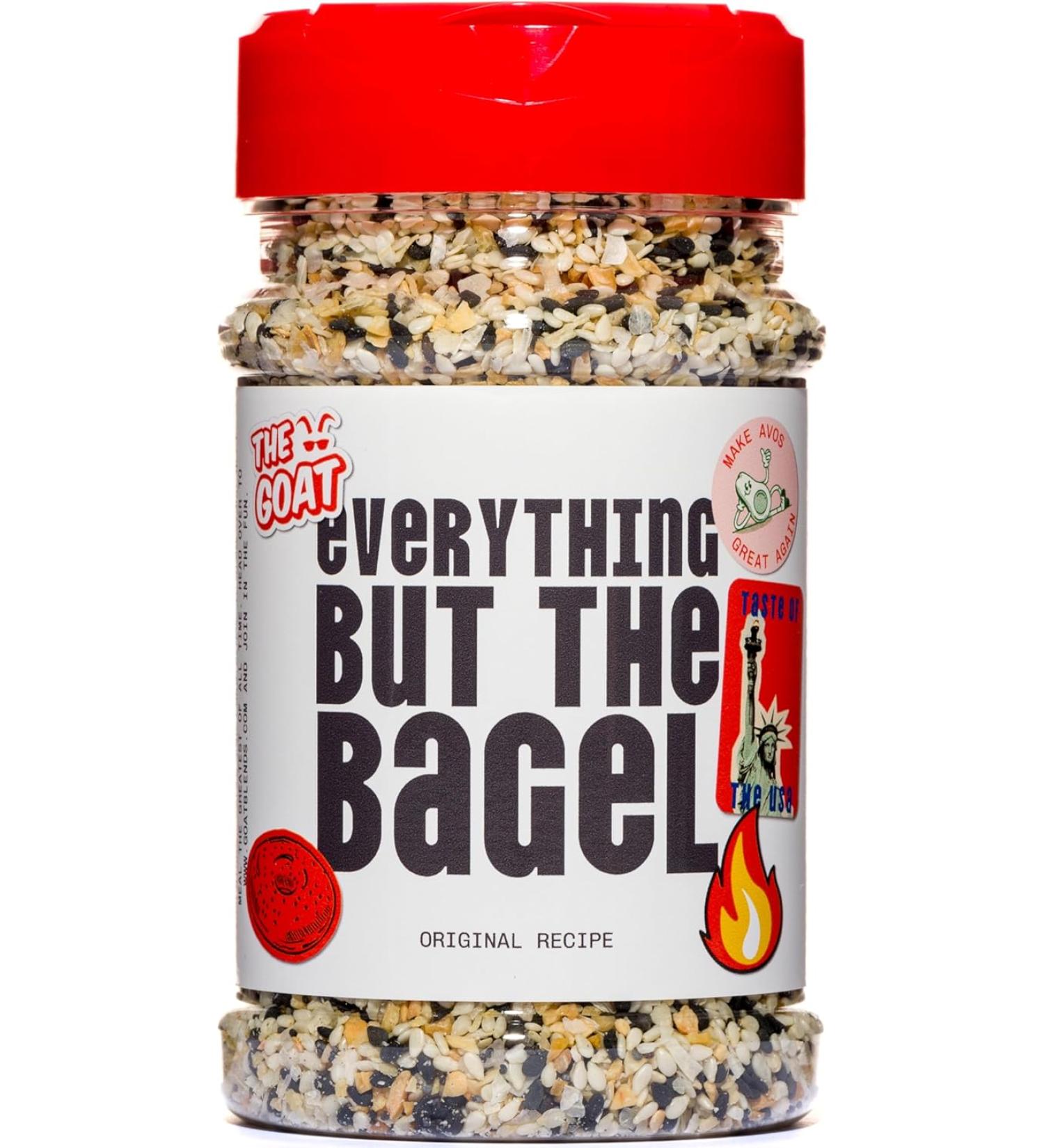 Everything But The Bagel Seasoning Jumbo 180g Shaker - All Purpose Gourmet Seasoning by The GOAT Seasoning Blends UK - Buy Online on GoSupps.com