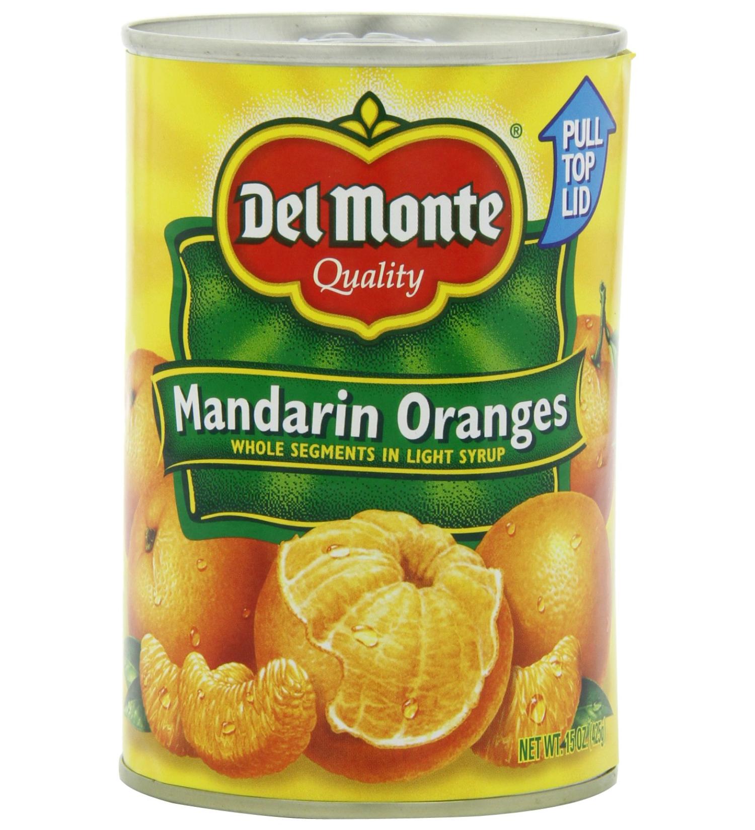Del Monte Mandarin Oranges Whole Segments in Light Syrup 15oz - Pack of 8 - Buy Online on GoSupps.com