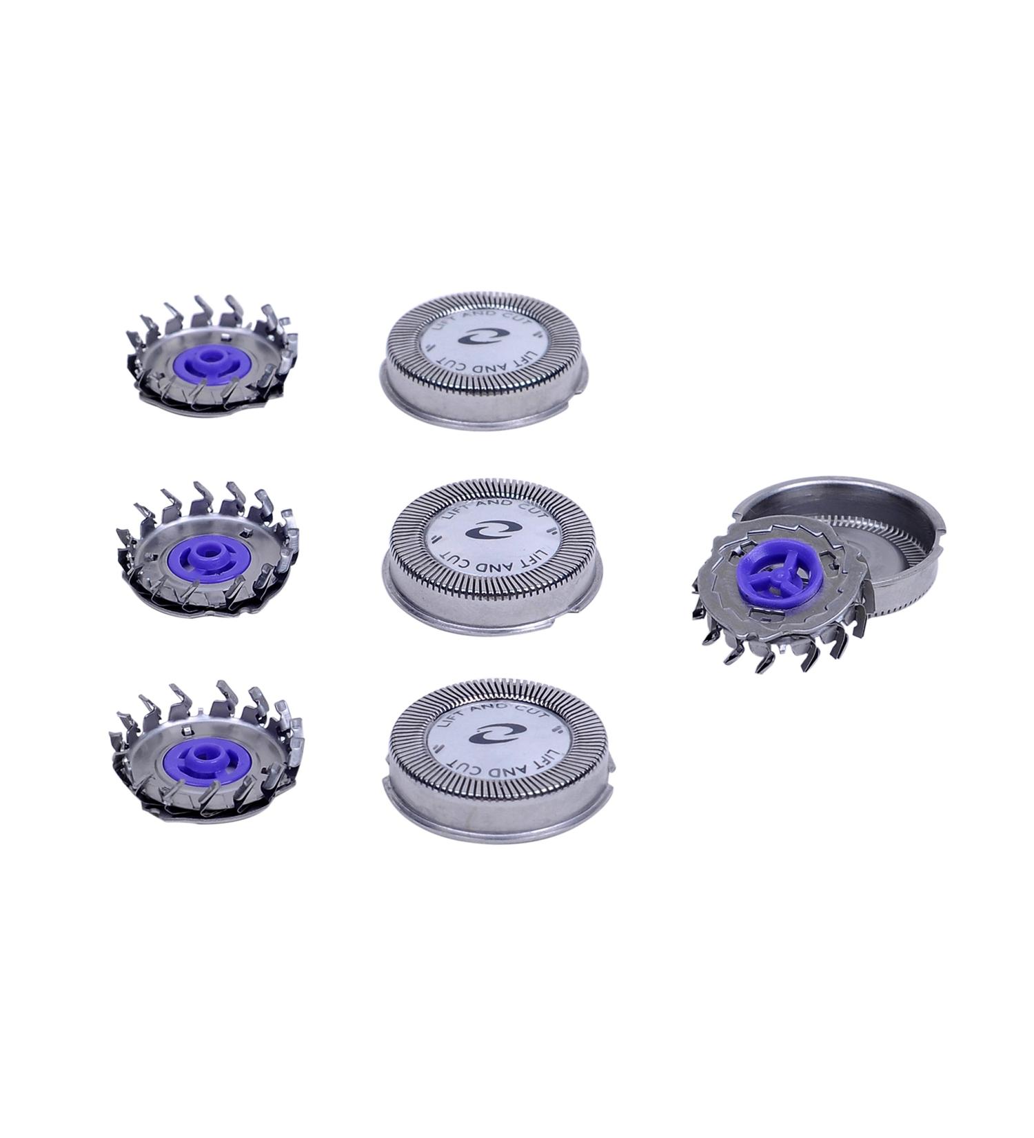 Shaver Heads Replacement Blades for Philips HQ4+ HQ55 HQ40 HQ851 HQ912 HQ46 Razor Electronic Foil & Cutter (Pack of 3) - Buy Online on GoSupps.com