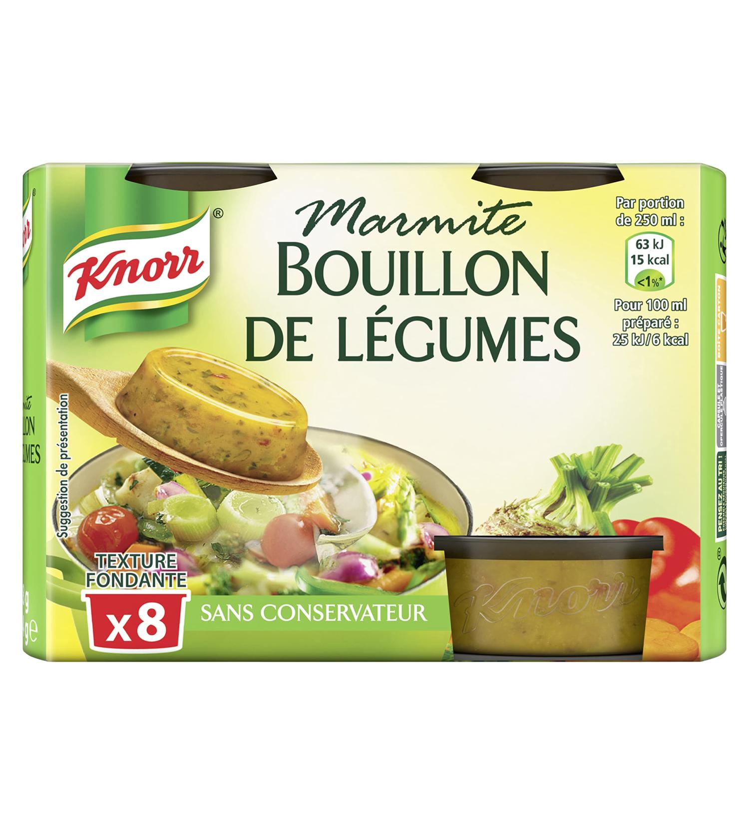 Knorr Marmite Vegetable Stock ideal for stir-fries and soups rich in taste no colouring no preservatives 8 tbsp - Buy Online on GoSupps.com