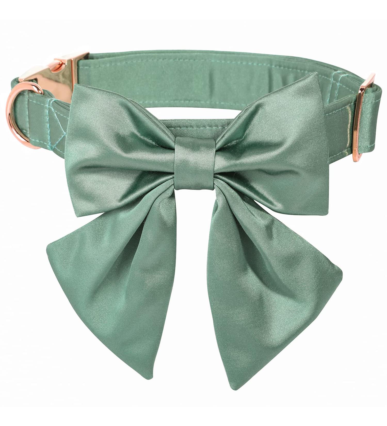 Comfortable Silk Dog Collar with Removable Fly for Small Dogs | Lionet Paws | Ideal for Neck 25-40cm | 1 Pack - Buy Online on GoSupps.com