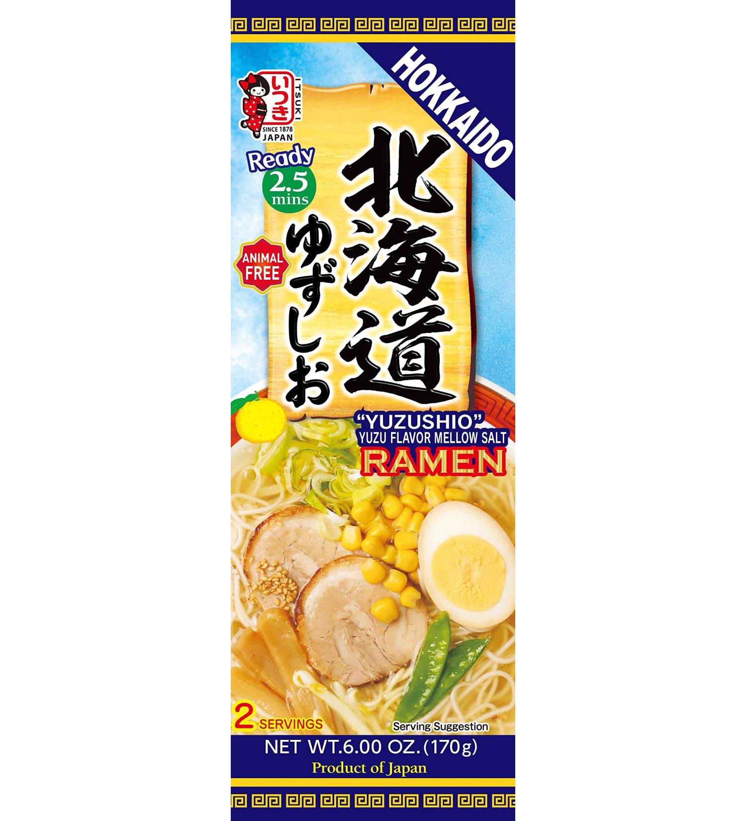 Itsuki Foods Hokkaido Yuzu Shio Mellow Salt Ramen 24 Servings