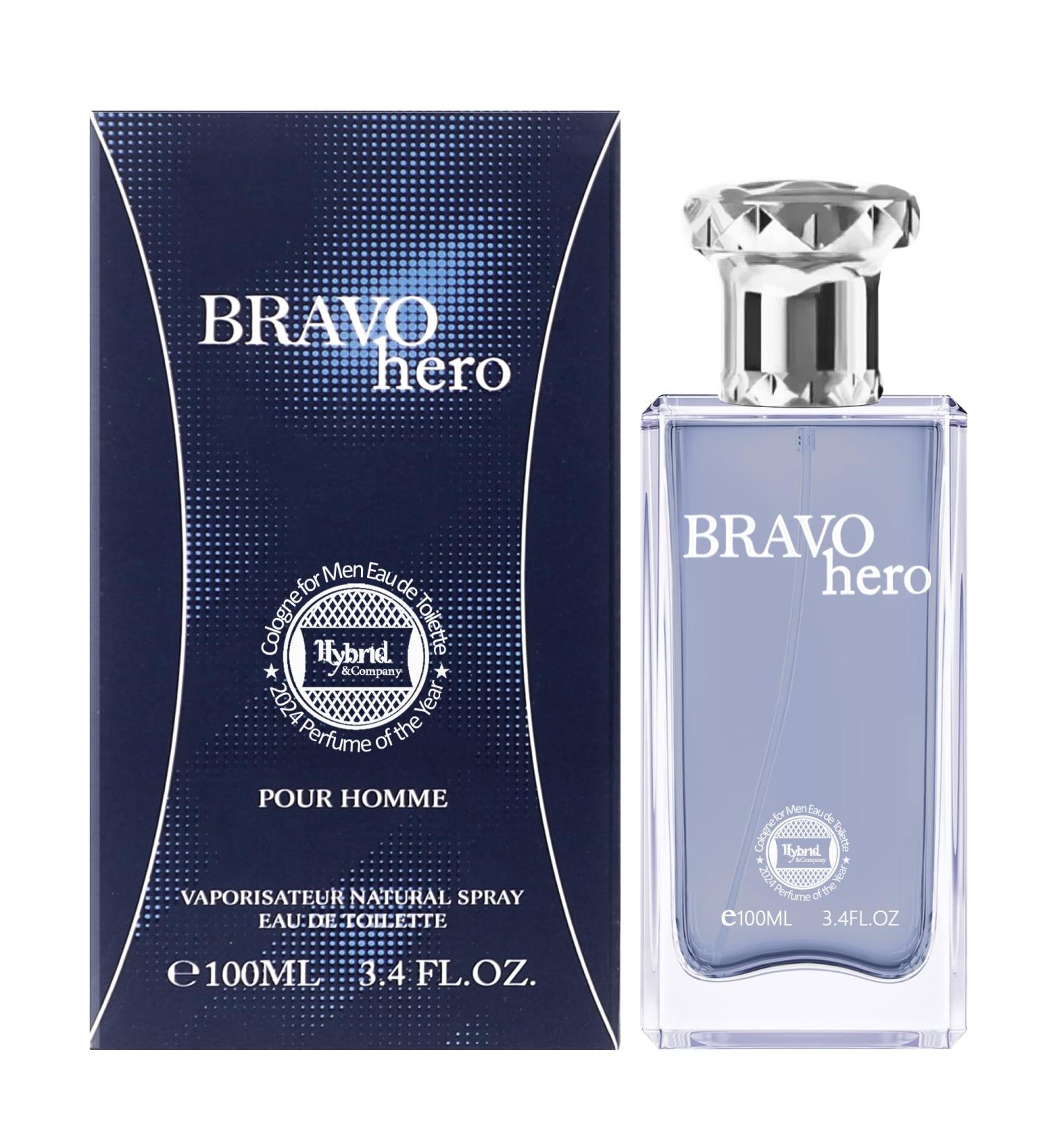 Hybrid & Company Bravo Hero Code Pour Homme For Men Eau De Toilette Vaporisateur Natural Spray 3.4 Fl Oz - Buy Online on GoSupps.com
