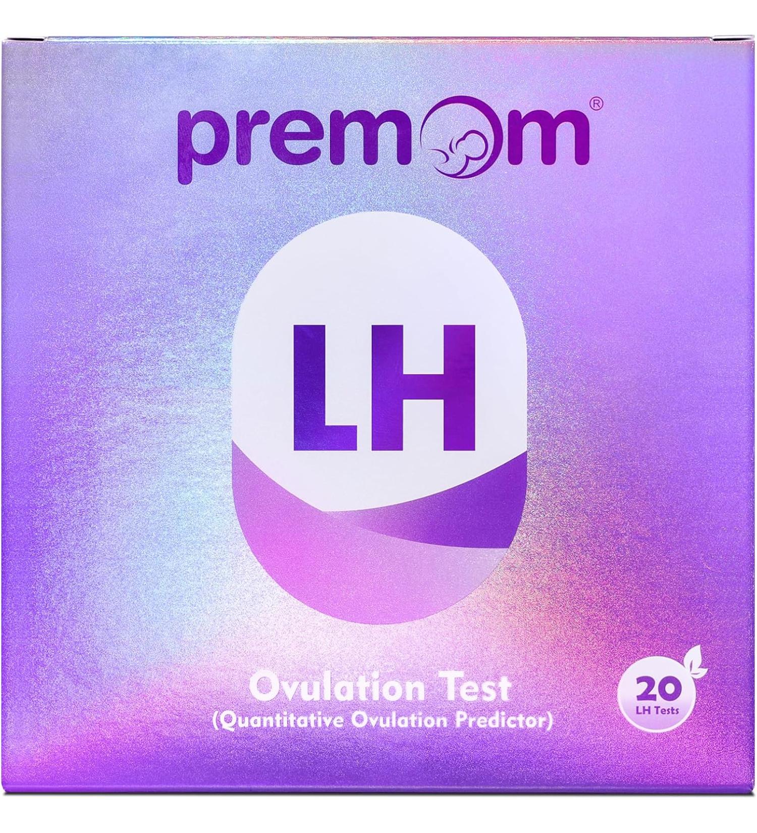 Premom Quantitative Ovulation Test Kit | 20 LH Test Strips with Smart Digital Reader App | Numerical Ovulation Predictor Tests - Buy Online on GoSupps.com
