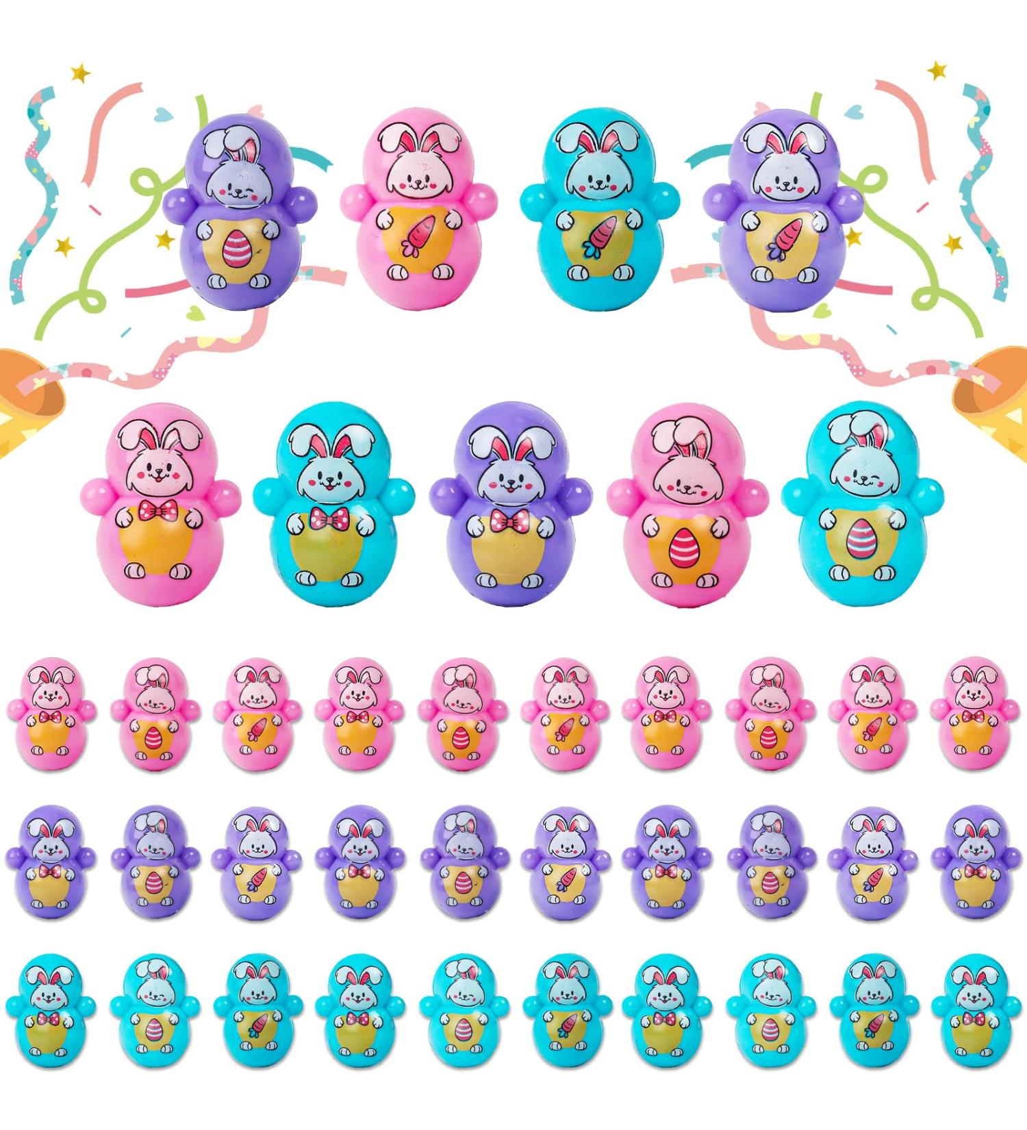 CLVSYH 50-Piece Desktop Tumbler Decoration - Mini Jacket Rabbit Figures & Ornaments for Unique Home Decor - Buy Online on GoSupps.com
