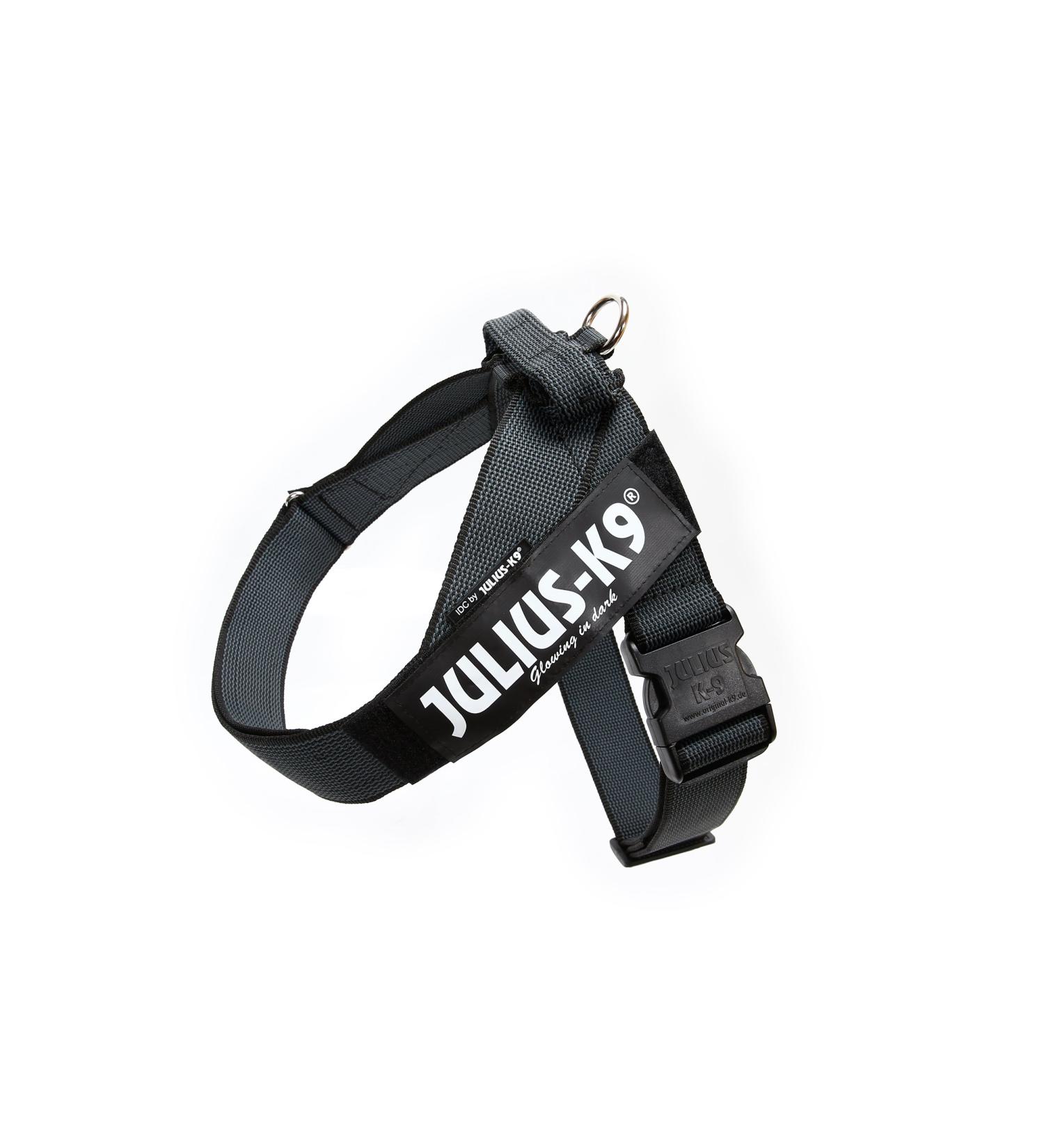 Julius-K9 2XL/3 Black-Grey Belt Harness - Color & Gray - International Shipping Available - Buy Online on GoSupps.com